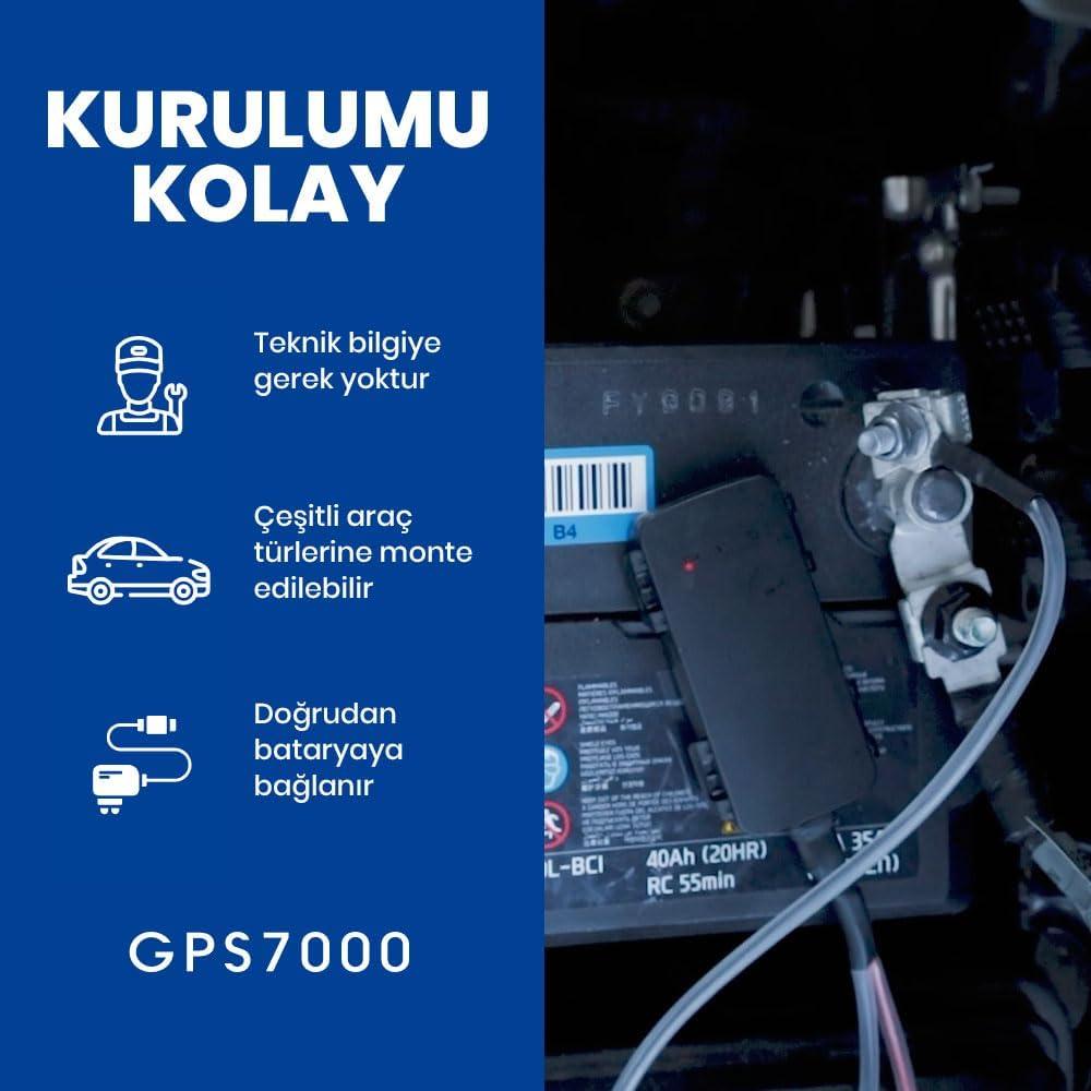 Rastreador GPS Oculto GPS7000 4G con 30 Días de Servicio