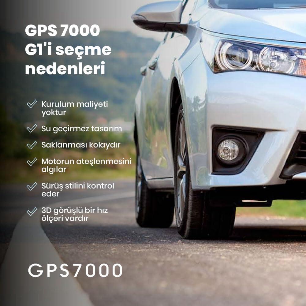 Rastreador GPS Oculto GPS7000 4G con 30 Días de Servicio