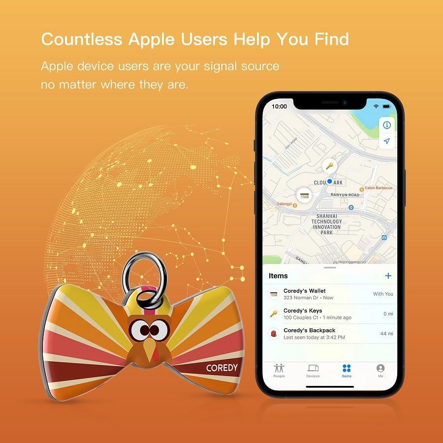 Rastreador Bluetooth Coredy LE01 para iPhone - Localizador de Artículos