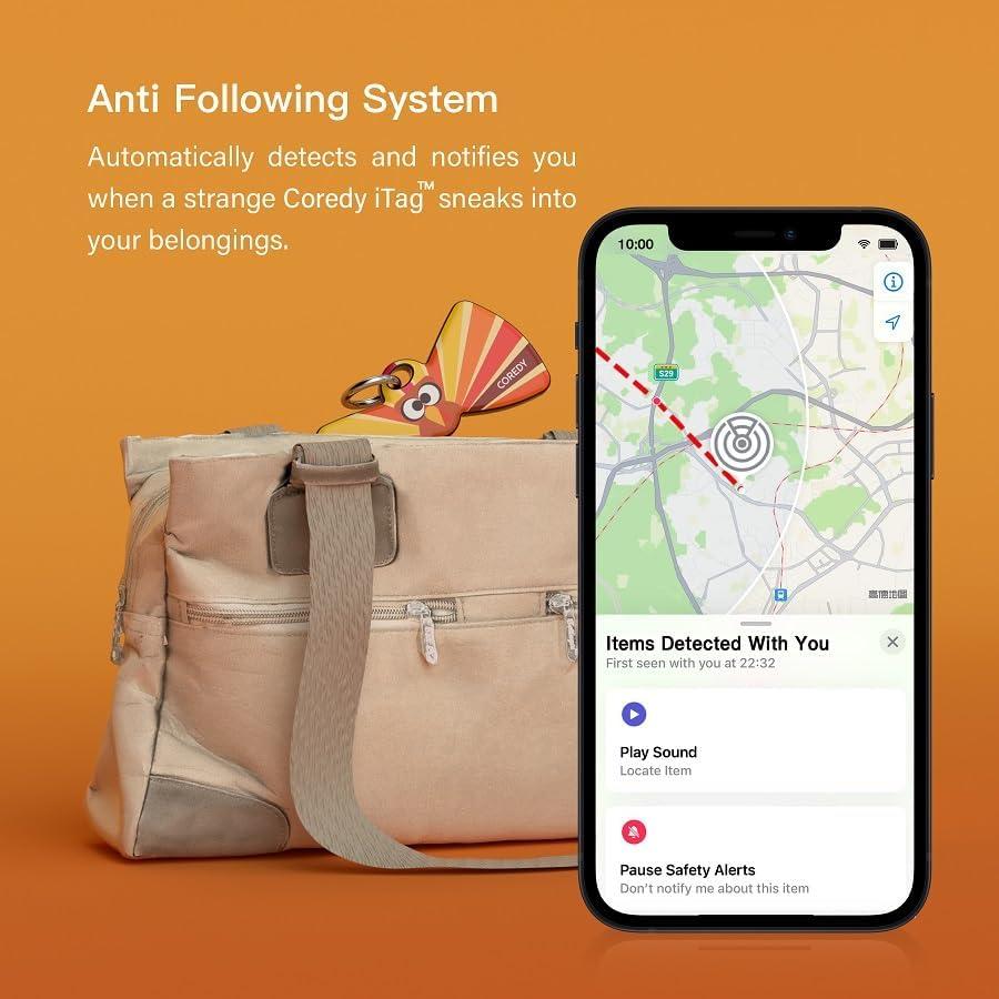 Rastreador Bluetooth Coredy LE01 para iPhone - Localizador de Artículos