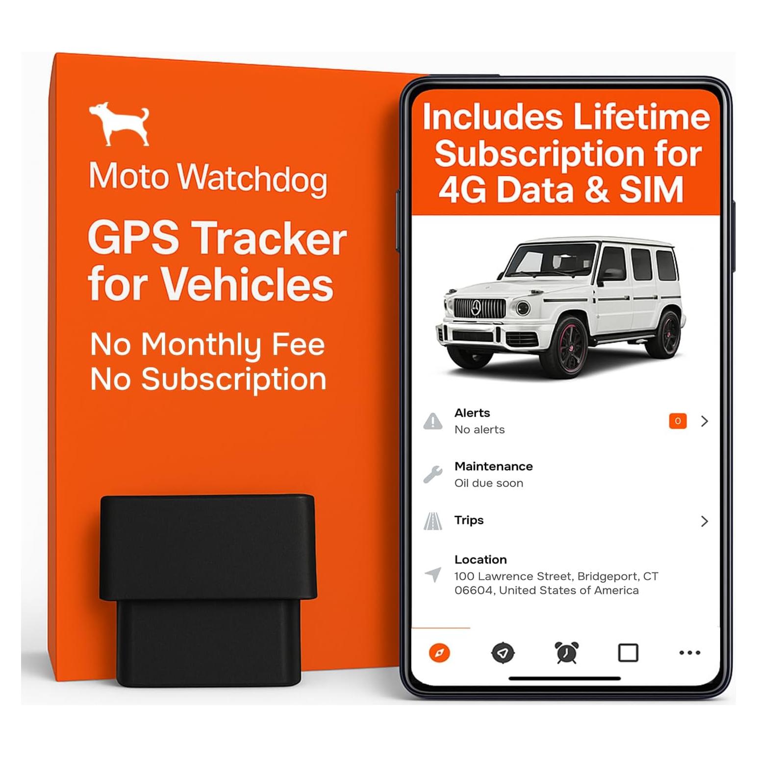 Rastreador GPS OBD Moto Watchdog Sin Suscripción 4G