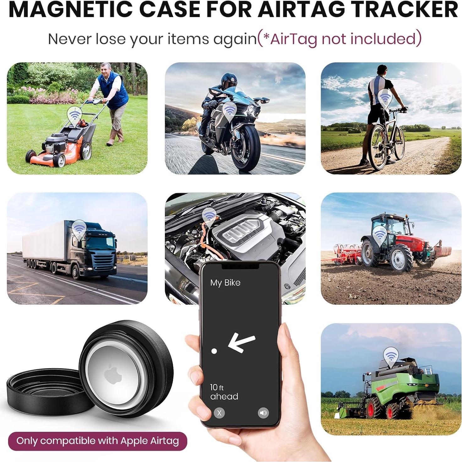 Soporte Magnético para Air Tag Ariko | Impermeable y Resistente