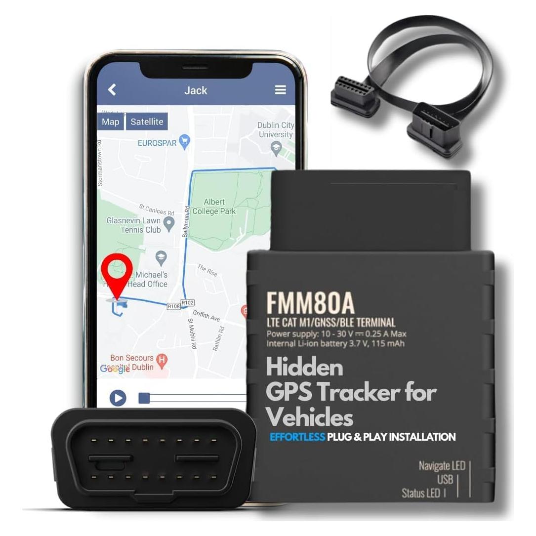 Rastreador GPS Oculto Teltonika FMM80A 4G LTE OBD
