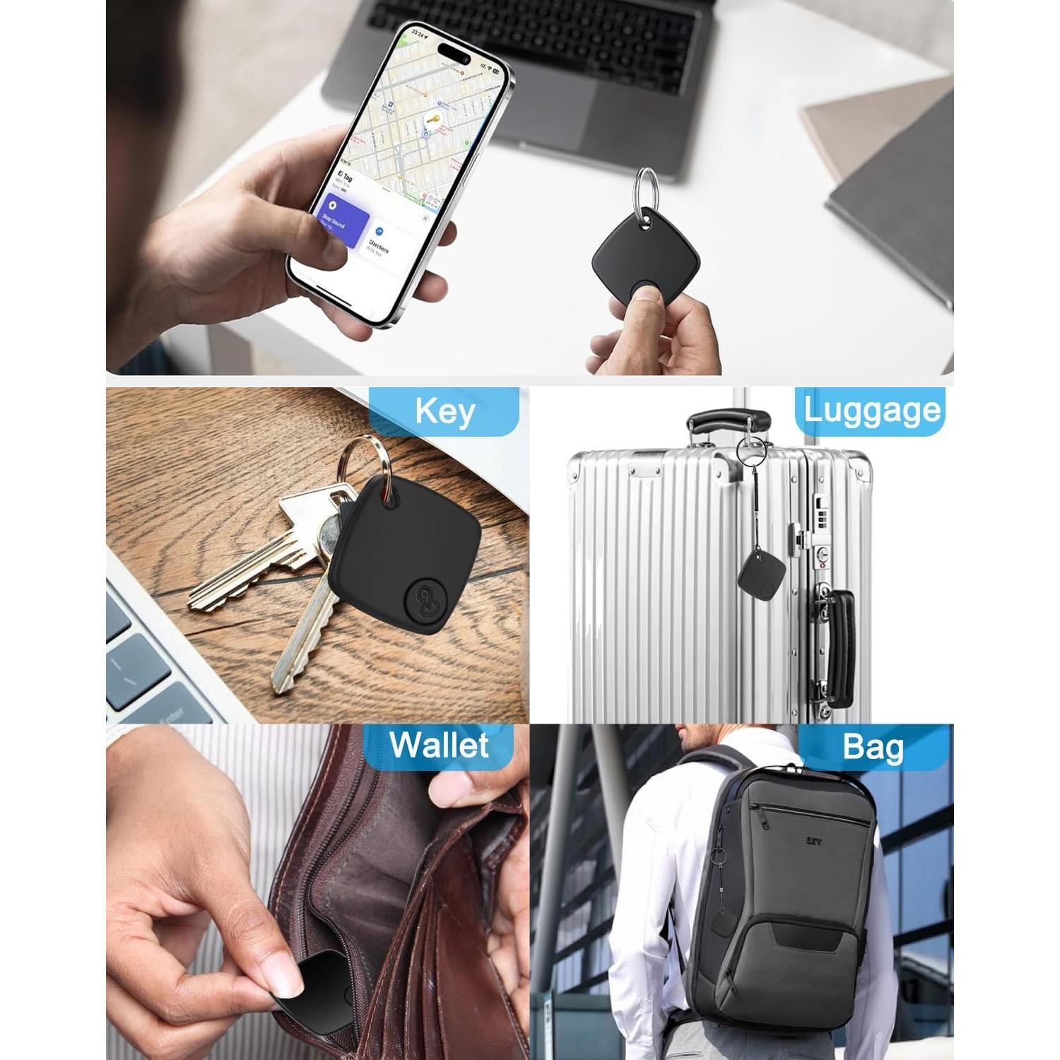 Localizador Bluetooth Air Tags 2 Pack Apple iOS Batería Reemplazable