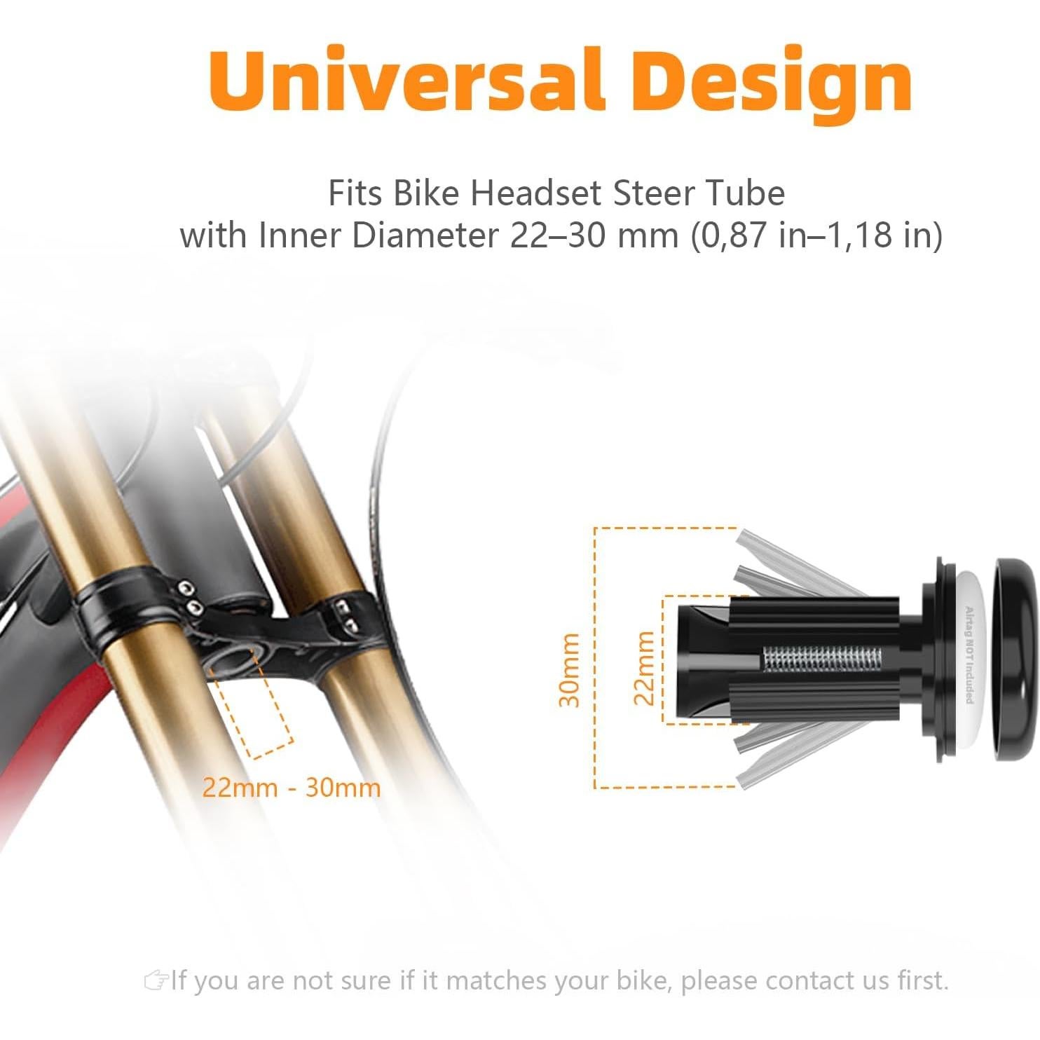 Soporte oculto para Airtag NICEDACK para bicicleta montaña