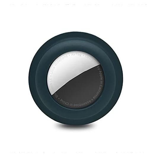 Funda Adhesiva Silicona para Apple AirTag - Marino, Resistente