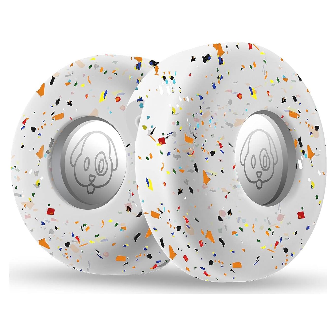 Soporte para Airtag Cibaabo Collar Perro Silicona 2 Unidades