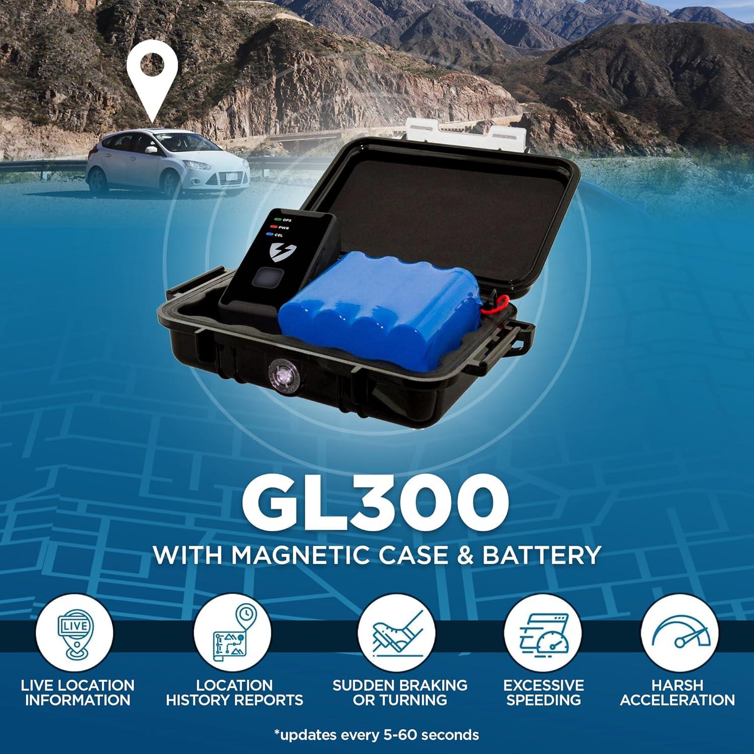 Rastreador GPS Lightning GL300XB con estuche magnético
