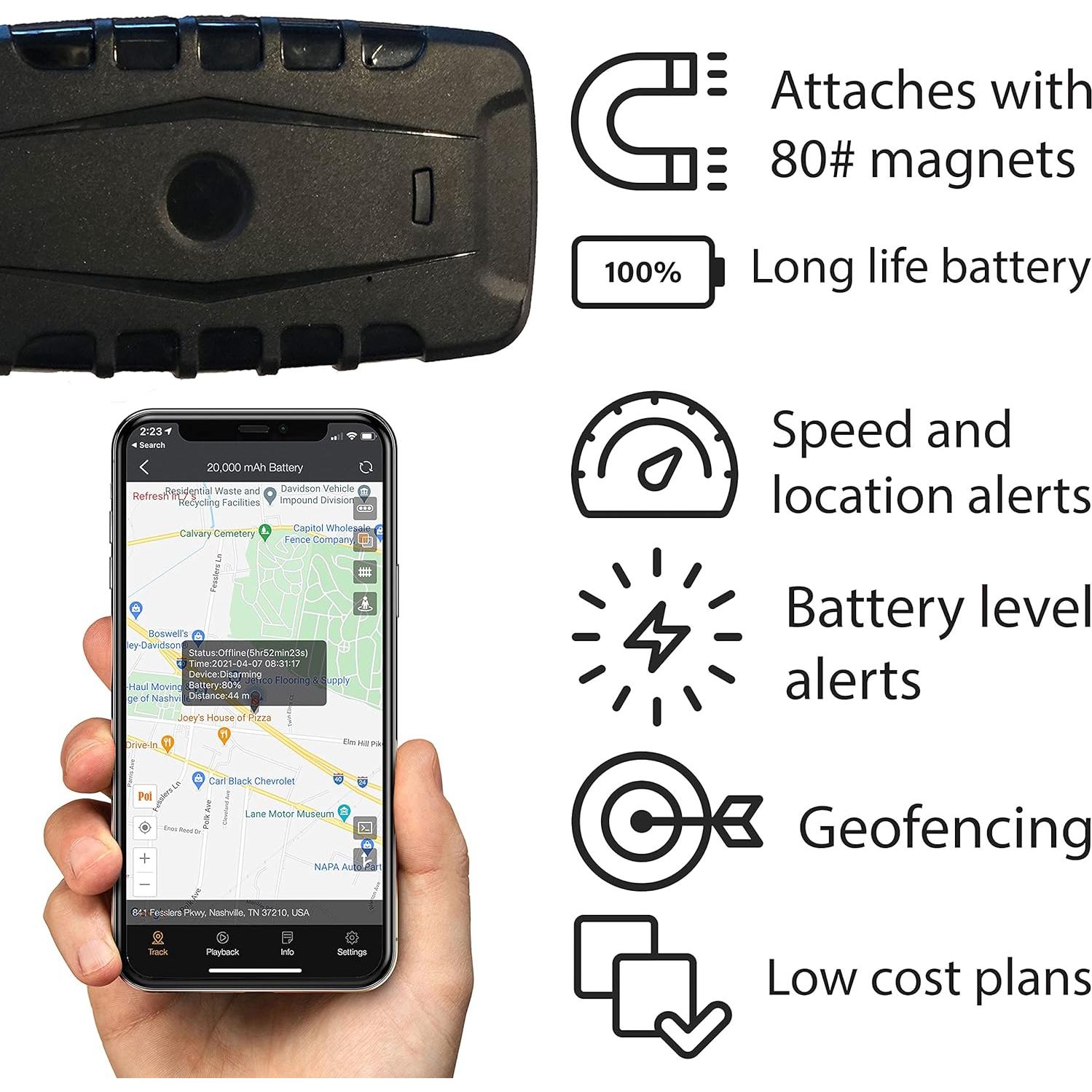 Rastreador GPS 5G Descúbrelo para Vehículos y Personas