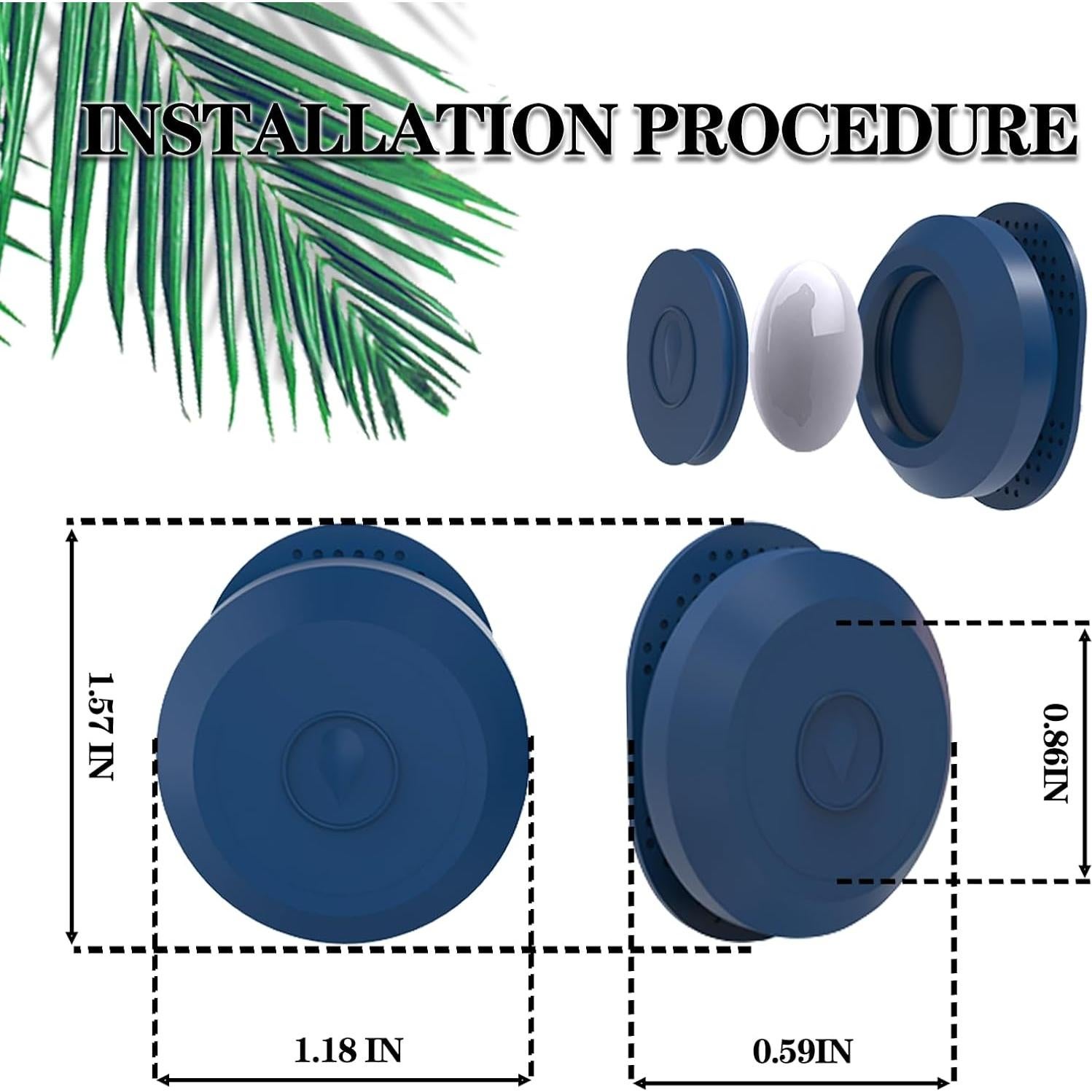 Soportes Adhesivos Impermeables Mwdzfq para AirTag - 2 Piezas