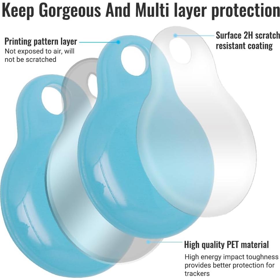 Funda para Airtag Lymor Azul Resistente al Polvo y Golpes