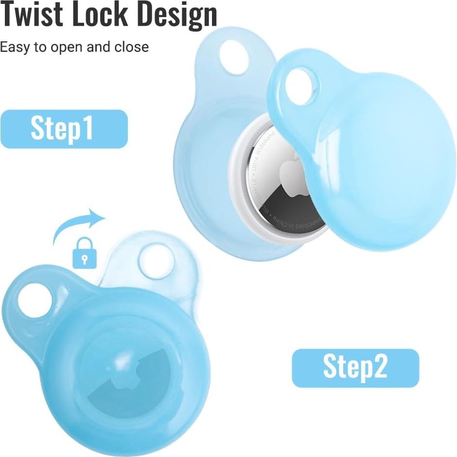 Funda para Airtag Lymor Azul Resistente al Polvo y Golpes
