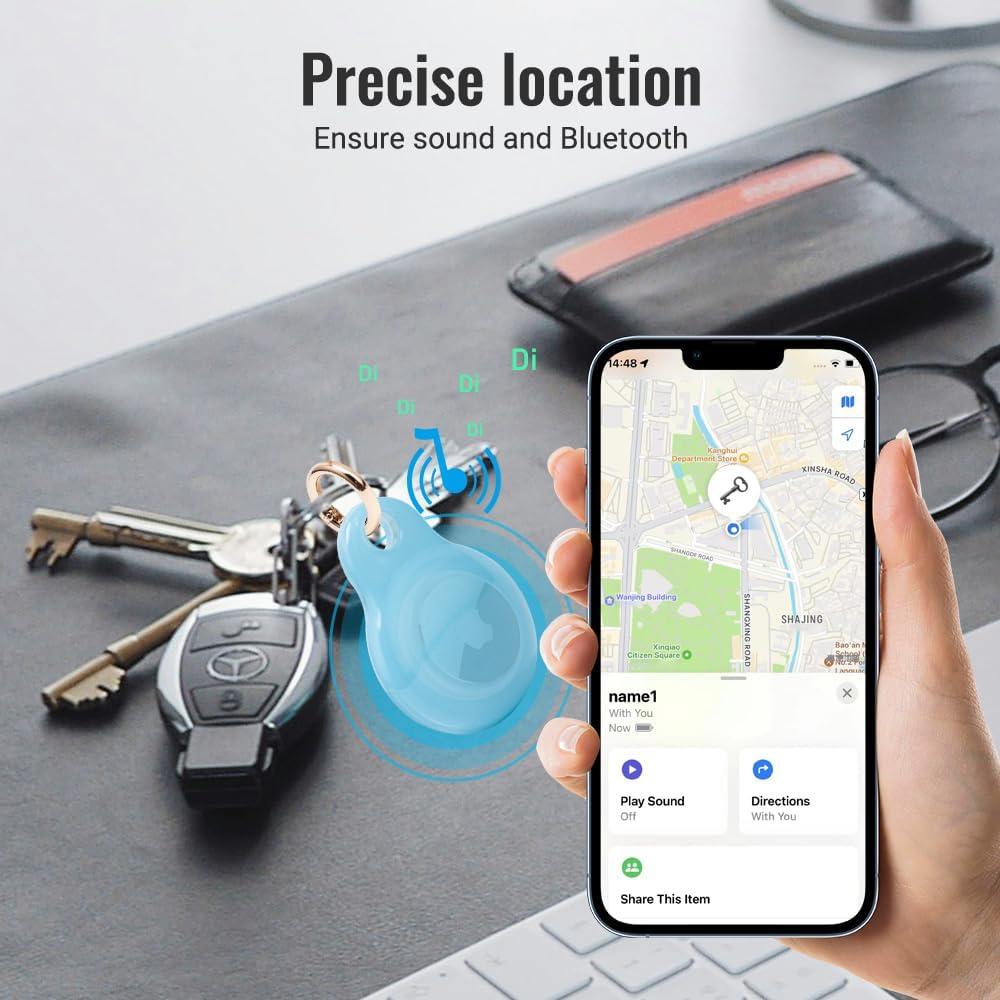 Funda para Airtag Lymor Azul Resistente al Polvo y Golpes
