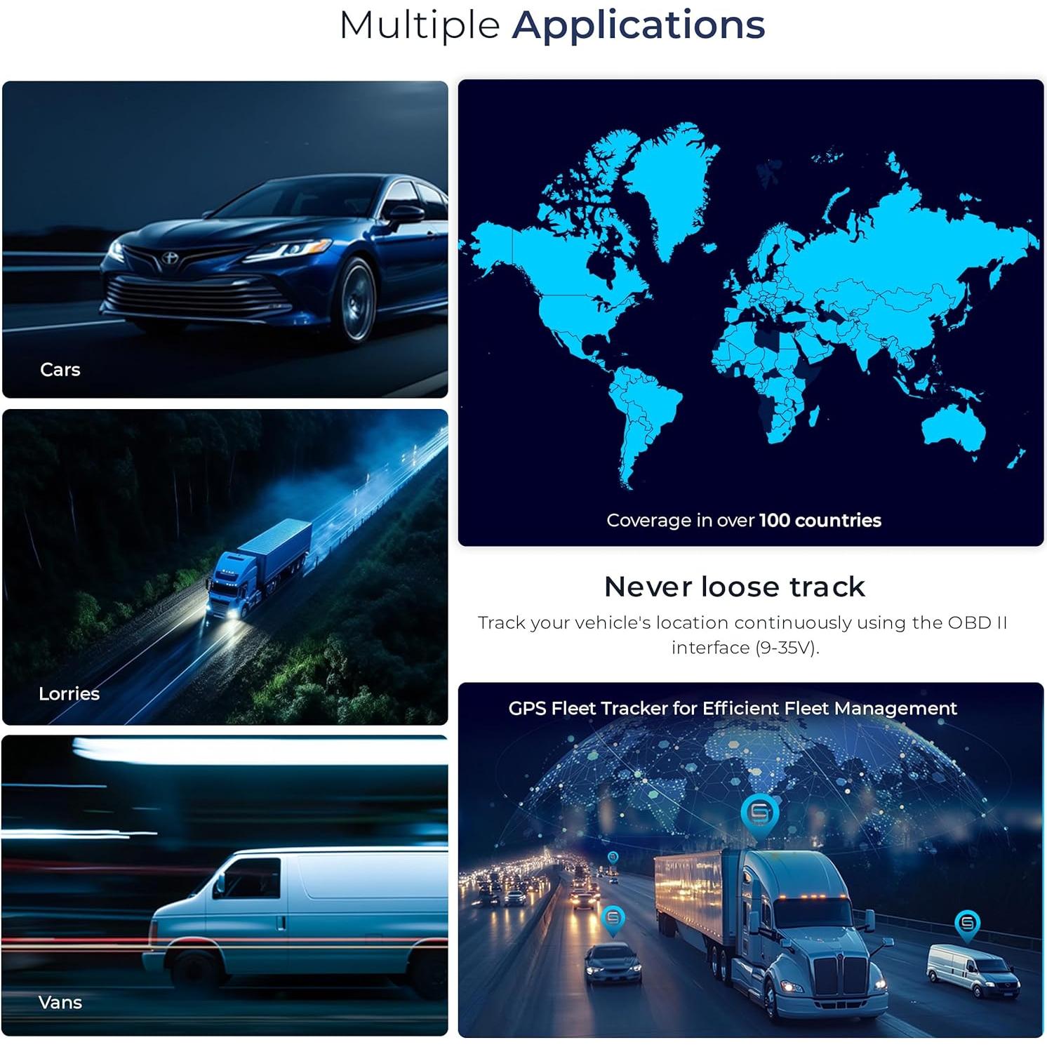 Rastreador GPS Salind 4G OBD - Localizador Vehicular Compacto