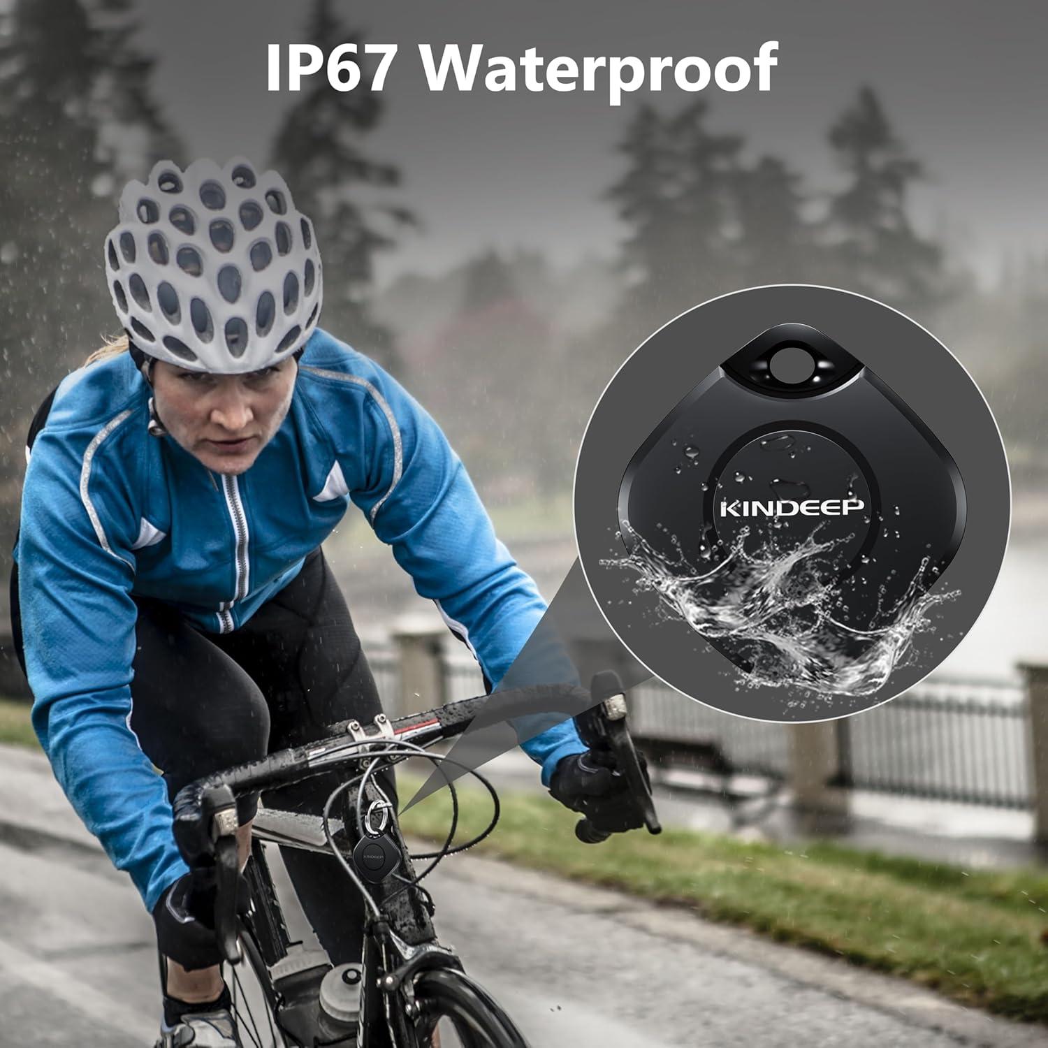 Tracker Air Tag 2 Pack: Smart Key Finder Work with Apple Find My (iOS only), Luggage Tracker for Kids Keys Wallet Bags and Pets, Item Locator Bluetooth Tracking Device for Home Outdoor Travel Hiking