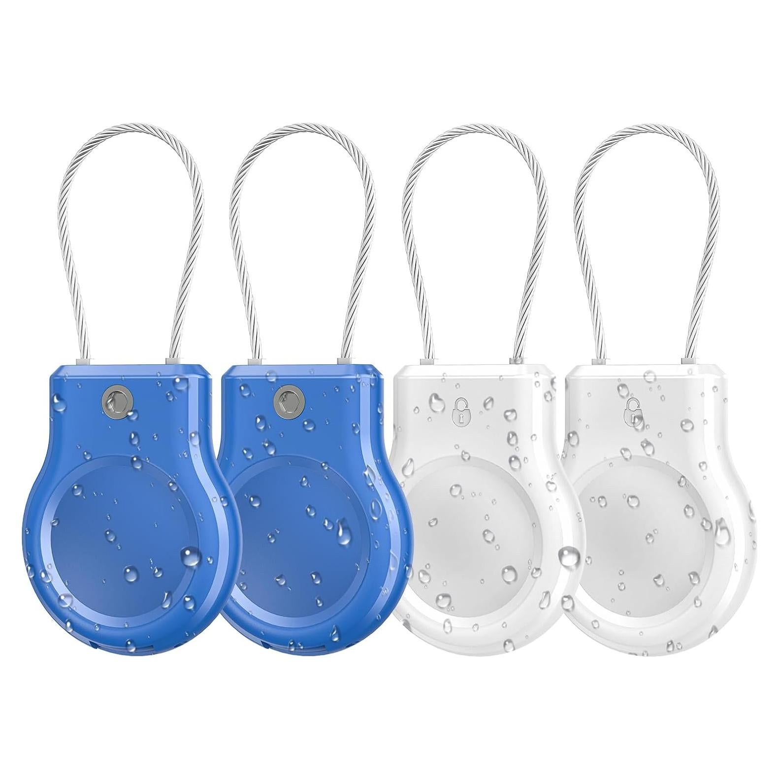 Soporte impermeable Ztobny para AirTag - 4 estuches a prueba de golpes