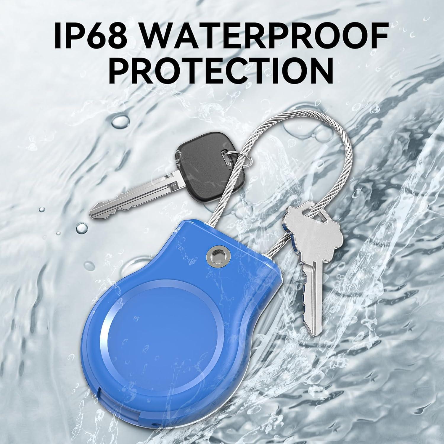 Soporte impermeable Ztobny para AirTag - 4 estuches a prueba de golpes