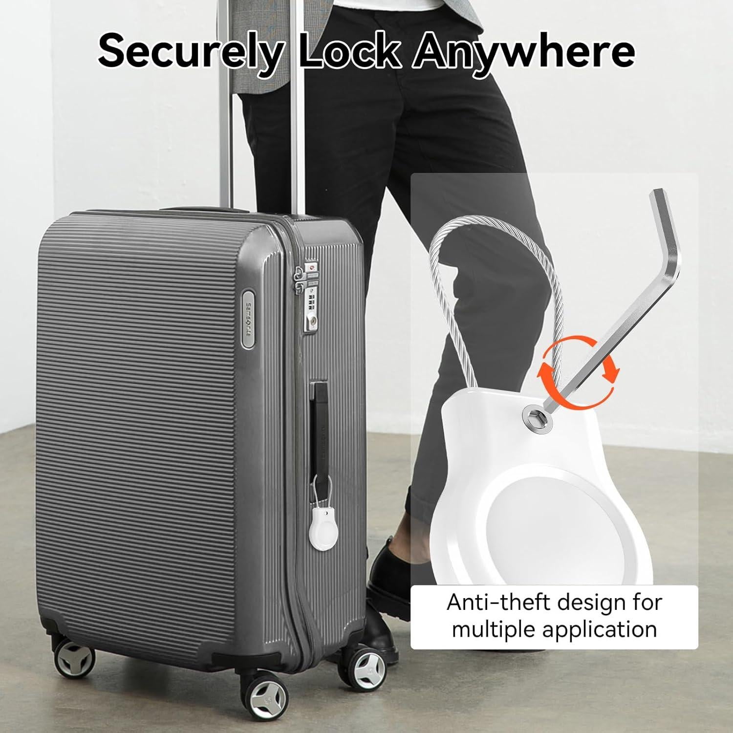 Soporte impermeable Ztobny para AirTag - 4 estuches a prueba de golpes