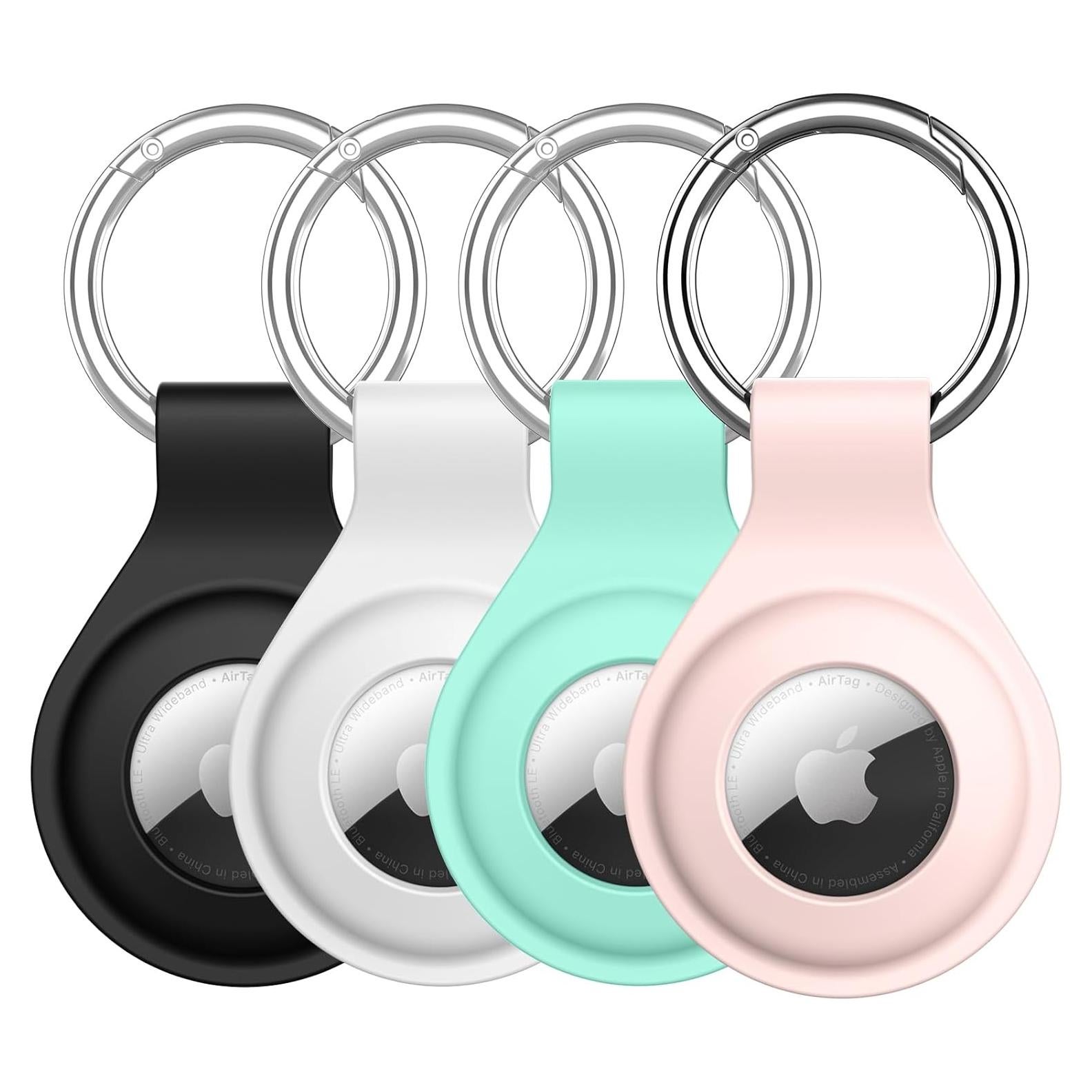 Funda de Silicona JETech para AirTag 2021 - Paquete de 4