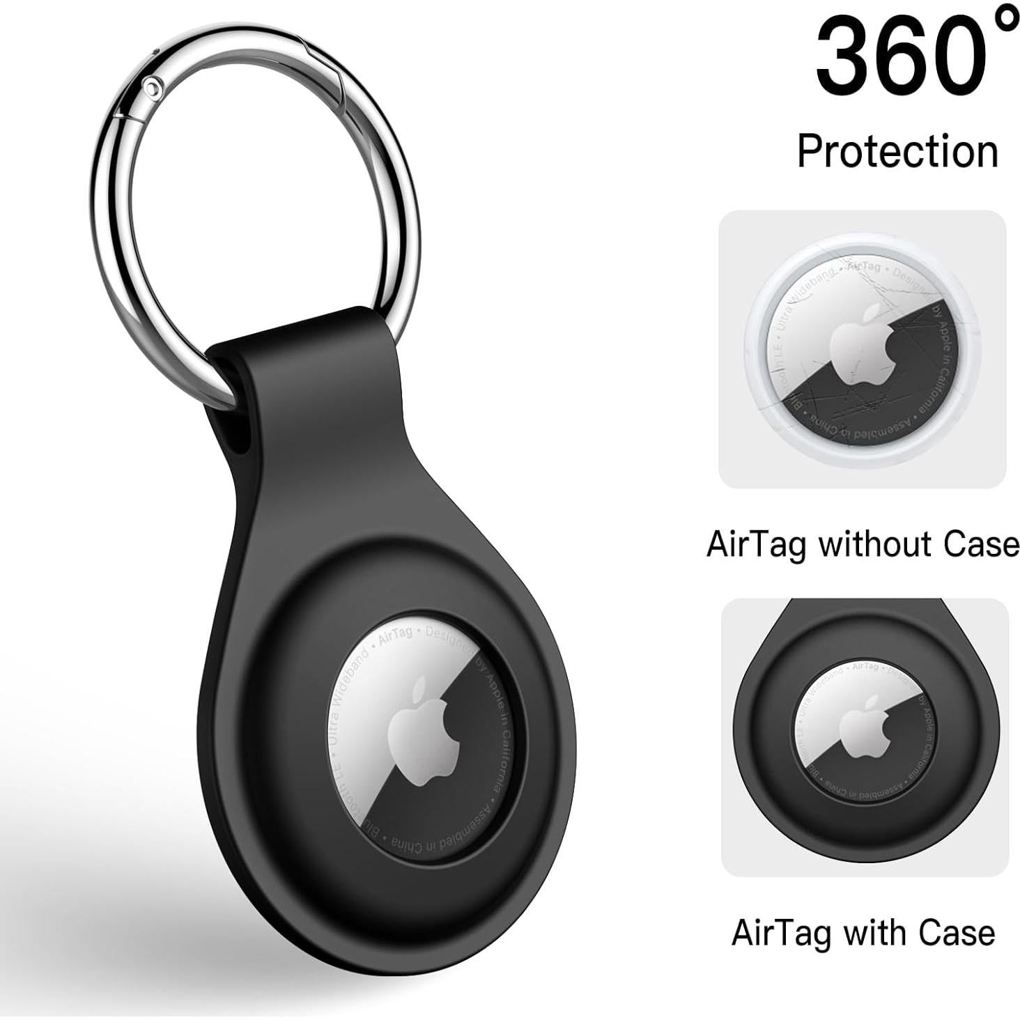 Funda de Silicona JETech para AirTag 2021 - Paquete de 4