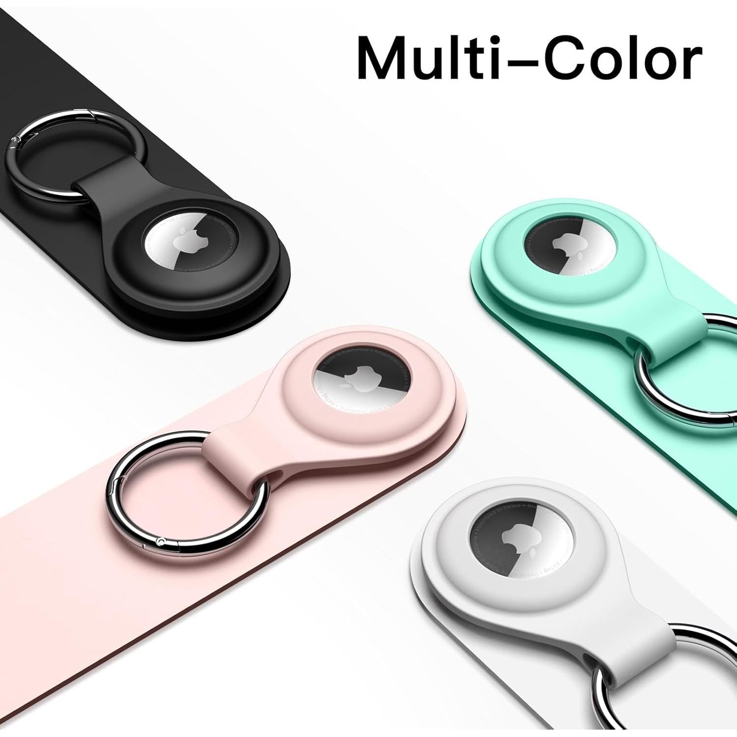 Funda de Silicona JETech para AirTag 2021 - Paquete de 4