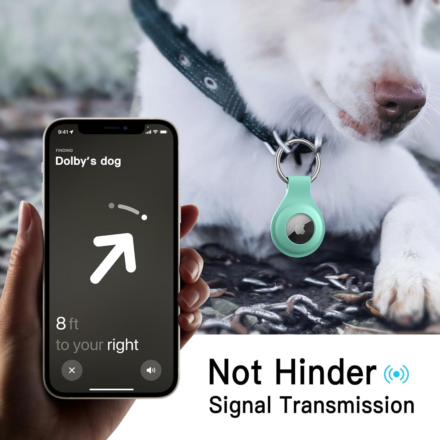 Funda de Silicona JETech para AirTag 2021 - Paquete de 4