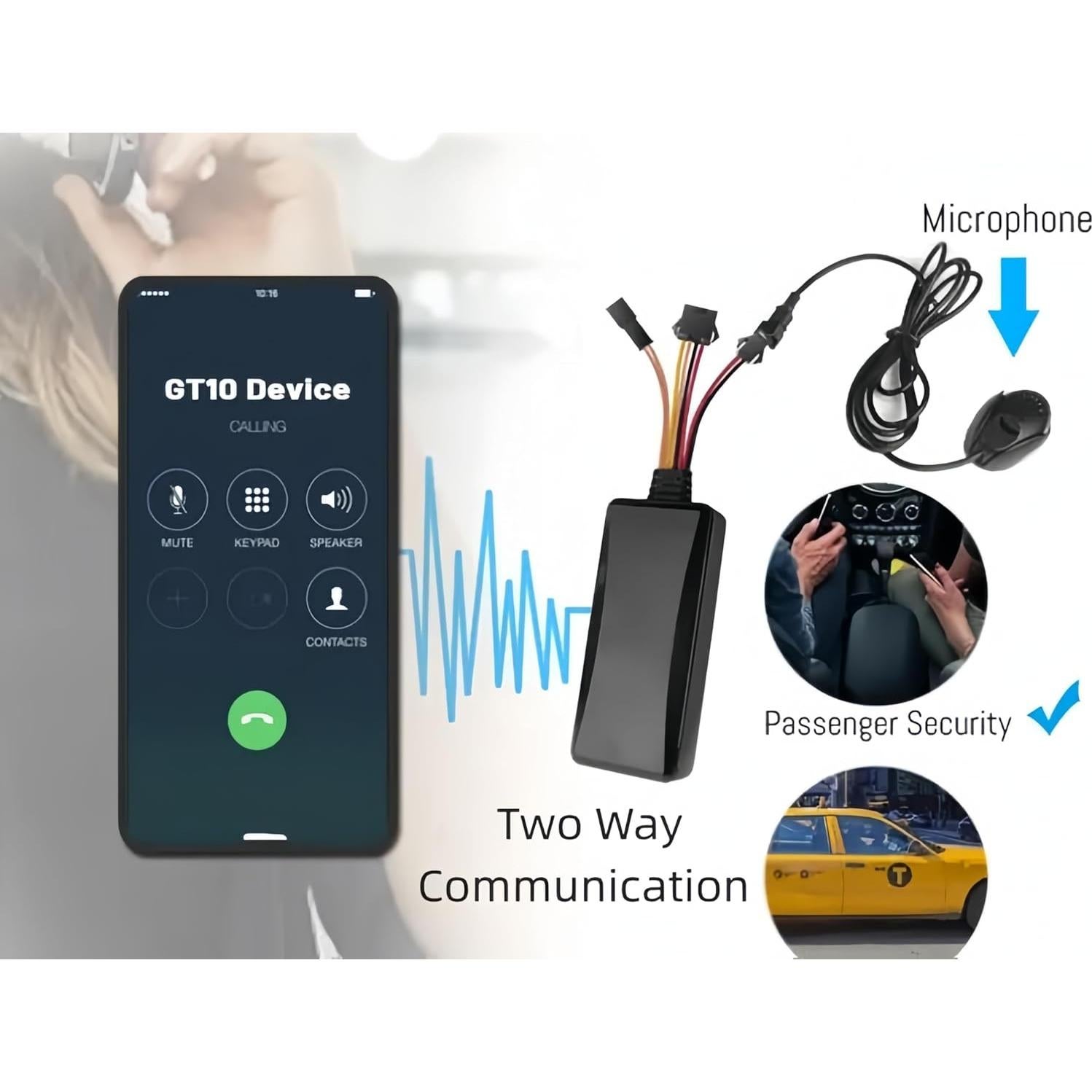 Rastreador GPS YangtongLK GT06N LTE Antirrobo Vehículos