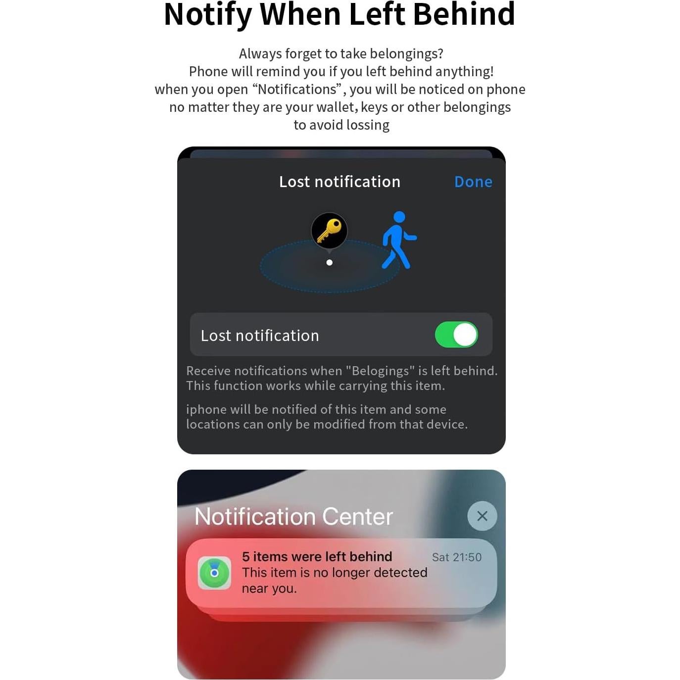 Rastreador Bluetooth TRZX Blanco con Altavoz y Batería Reemplazable