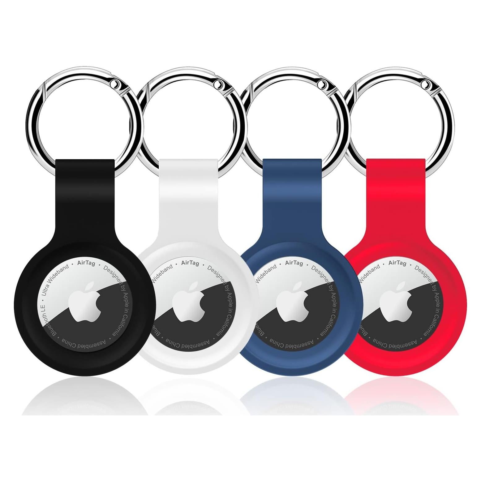 Soporte para AirTag QYQa - Funda Silicona 4 Colores