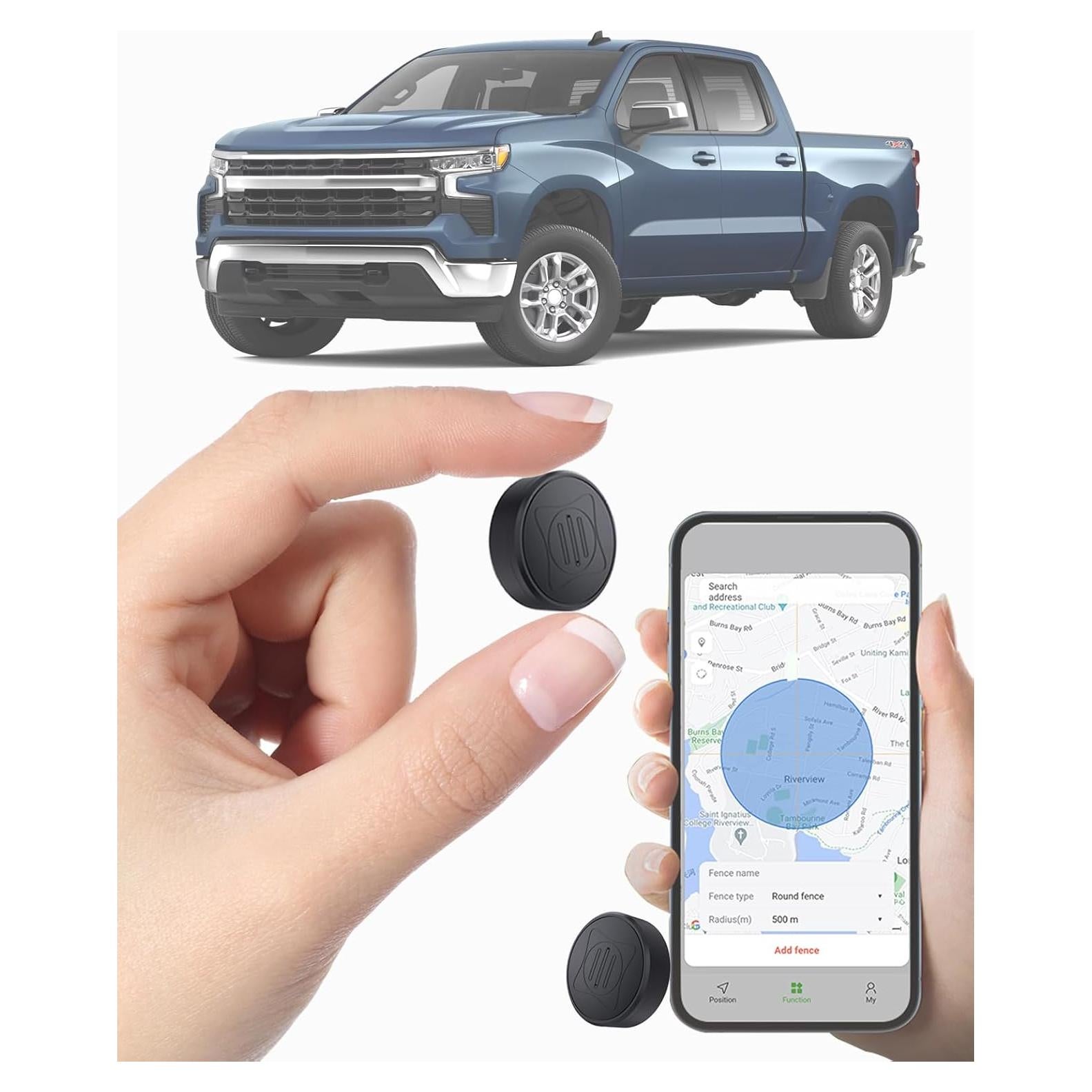 Rastreador GPS Magnético Portátil Sin Suscripción - GF-10