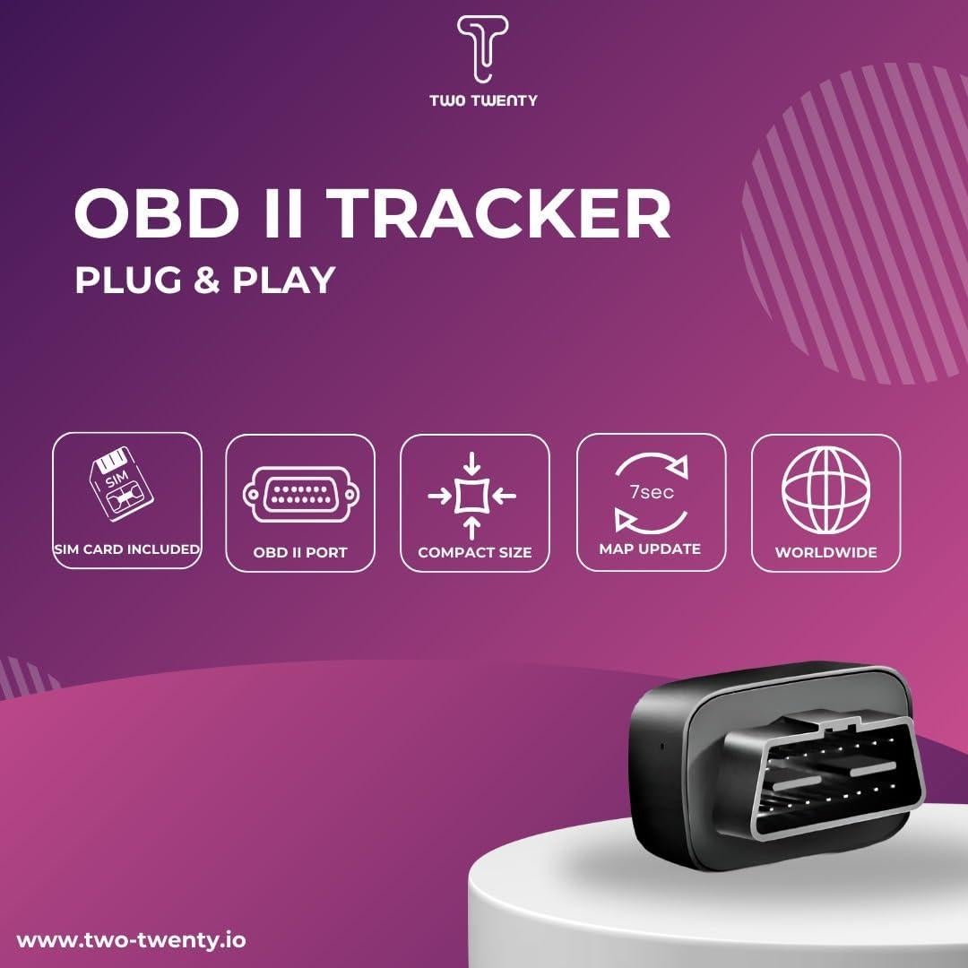 Rastreador GPS OBD-II Two Twenty - Seguimiento Vehicular