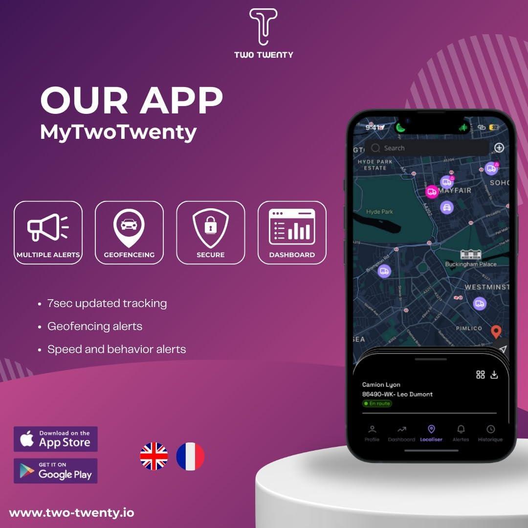 Rastreador GPS OBD-II Two Twenty - Seguimiento Vehicular