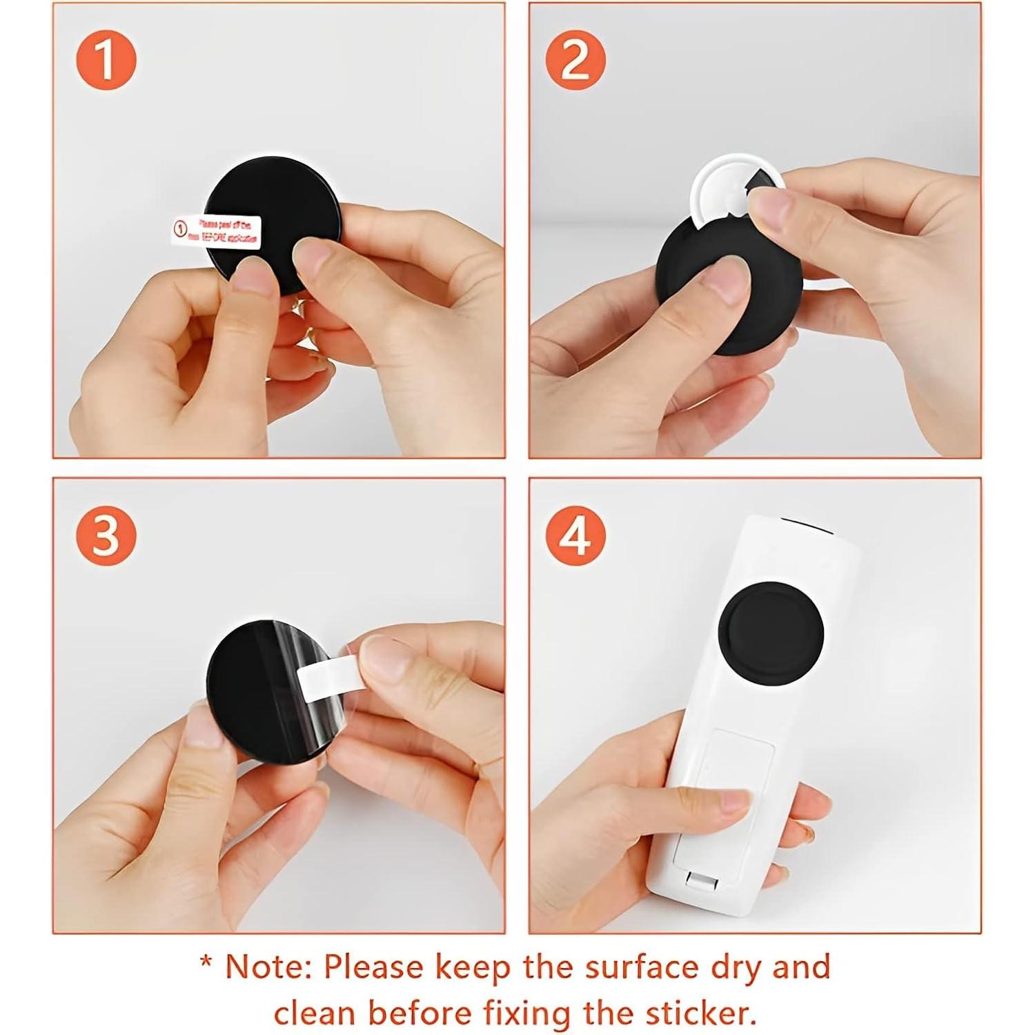 Soporte Adhesivo Silicona Bottle Beat para Apple AirTag 4 Pzas