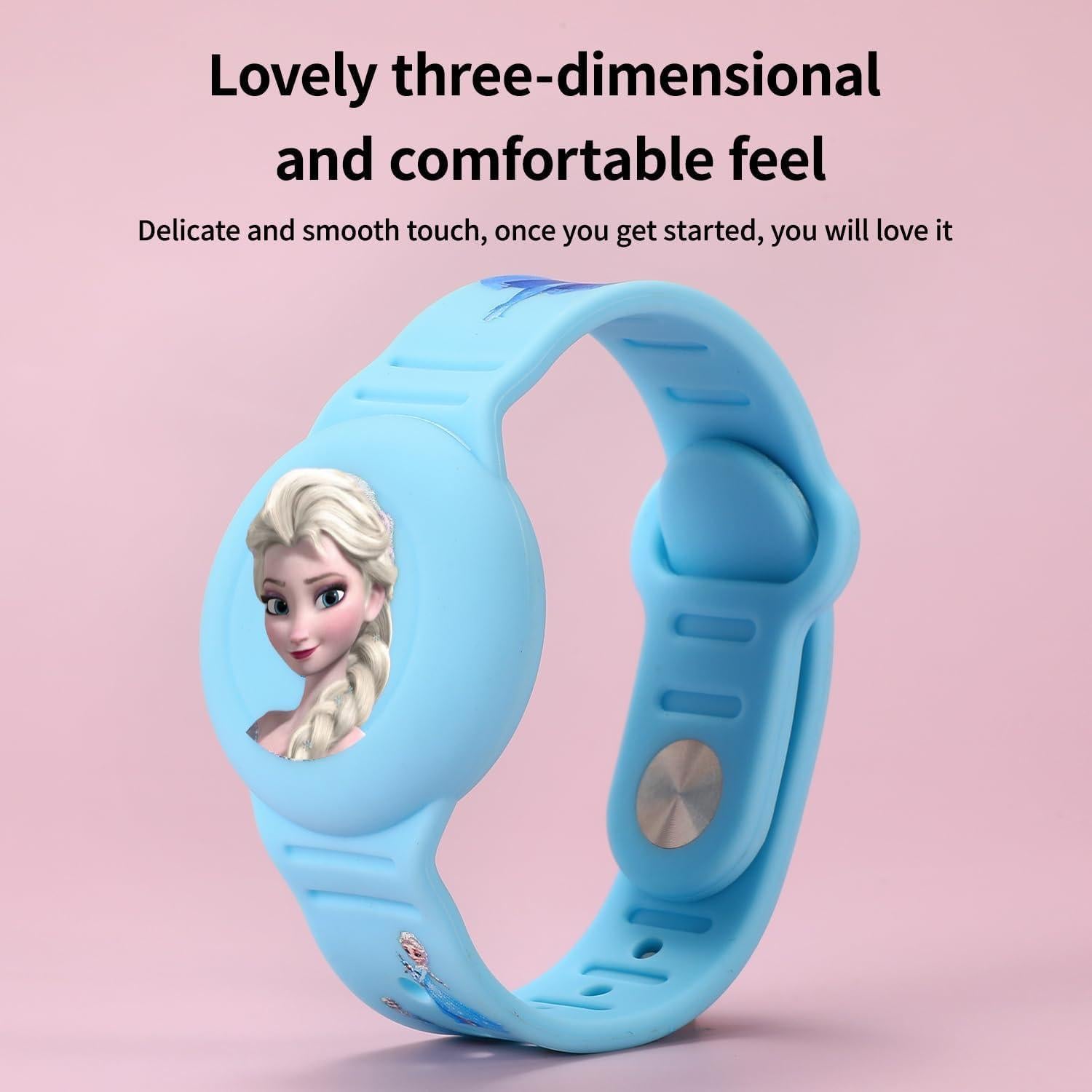 Pulsera Ajustable para AirTag Niños Genérico Azul Impermeable