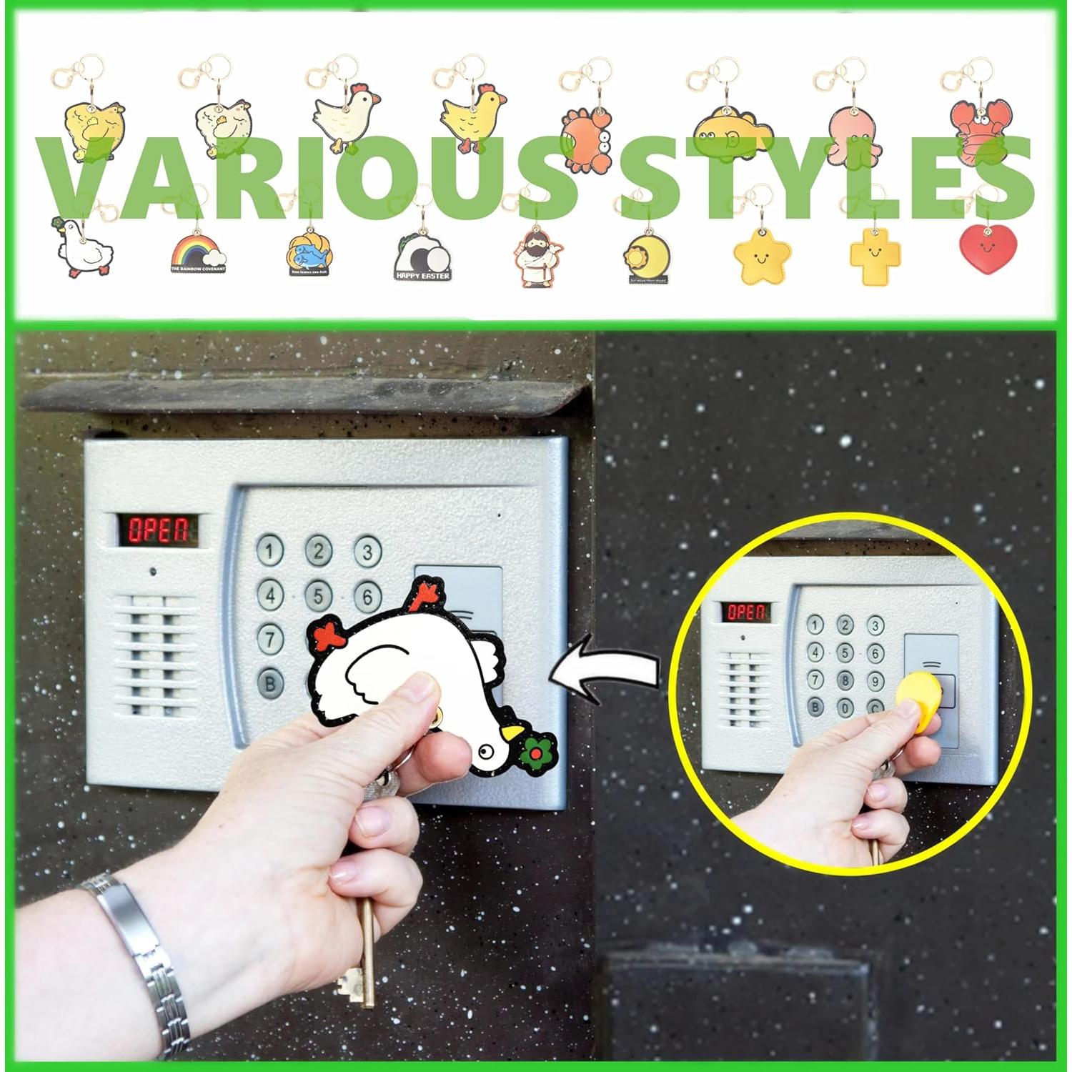 Funda de cuero para AirTag ZOUITY Patito - Protección llavero