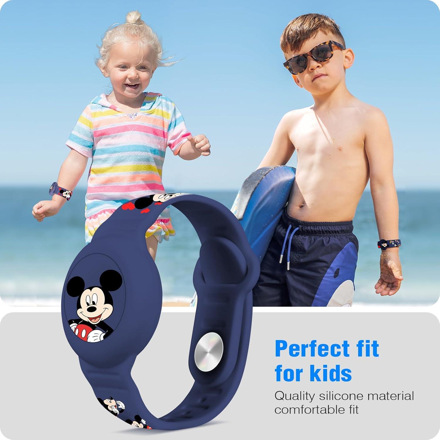 Pulsera Impermeable ZHOC para AirTag Niños - Azul