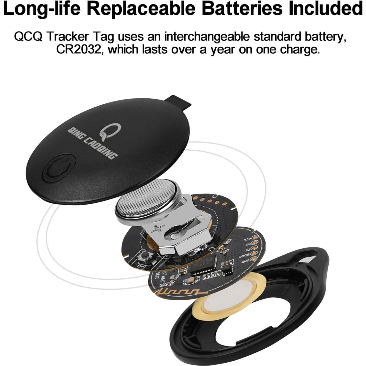 Localizadores Bluetooth QING CAOQING Air 4 Pack para iOS