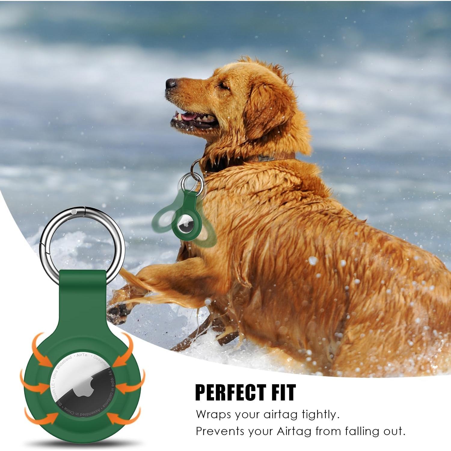 Soporte R-fun para Air Tag 4 Pack Silicona Llaveros