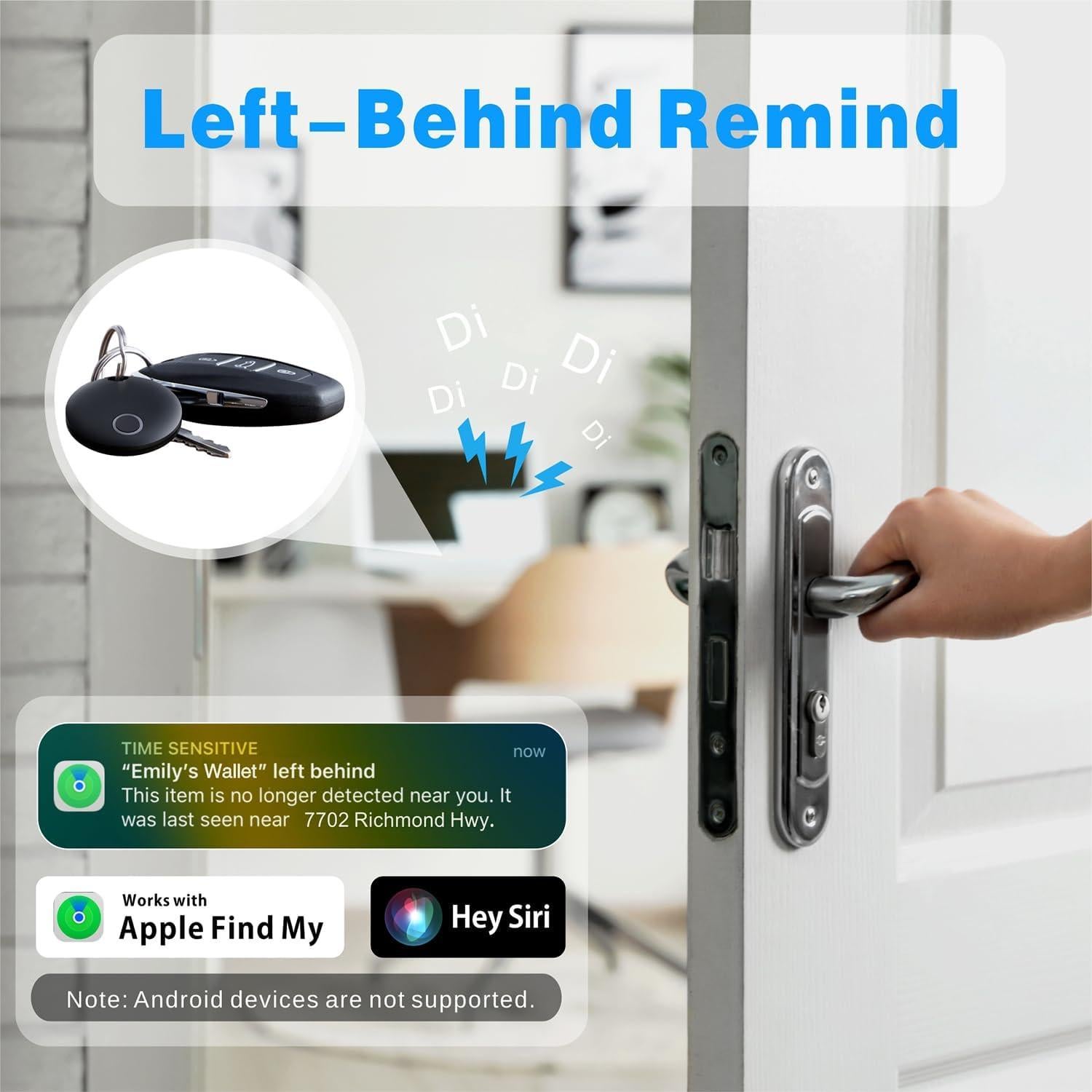 Rastreador Bluetooth Bestray 4 Pack IP67 para iPhone