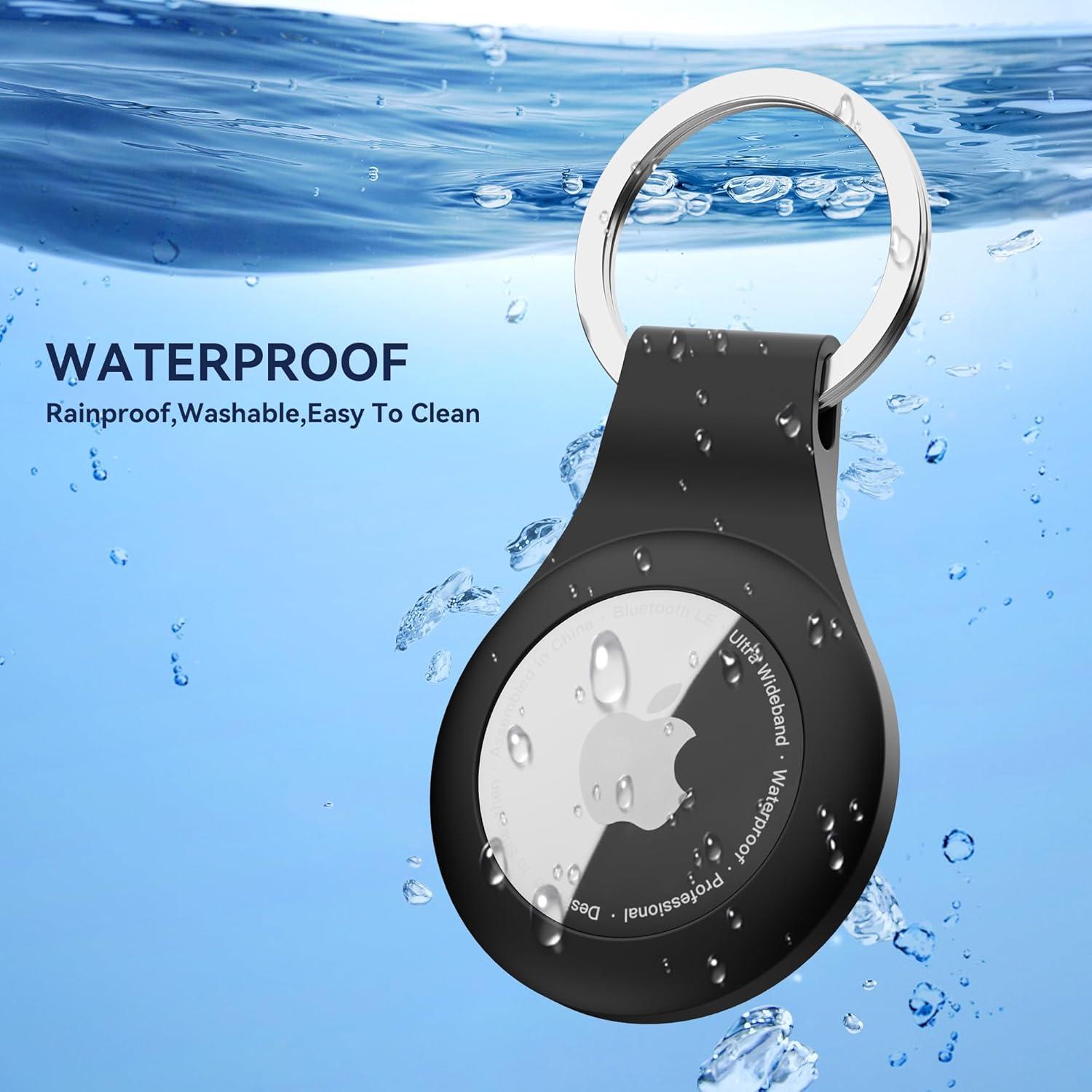 Soporte para AirTag GOCII 6 Paquetes Estuche Impermeable