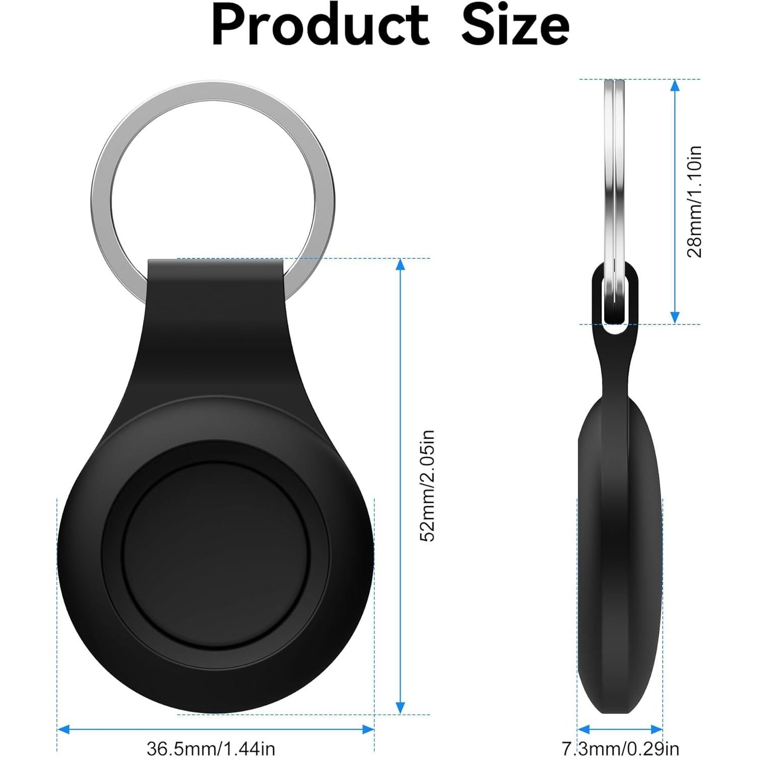 Soporte para AirTag GOCII 6 Paquetes Estuche Impermeable