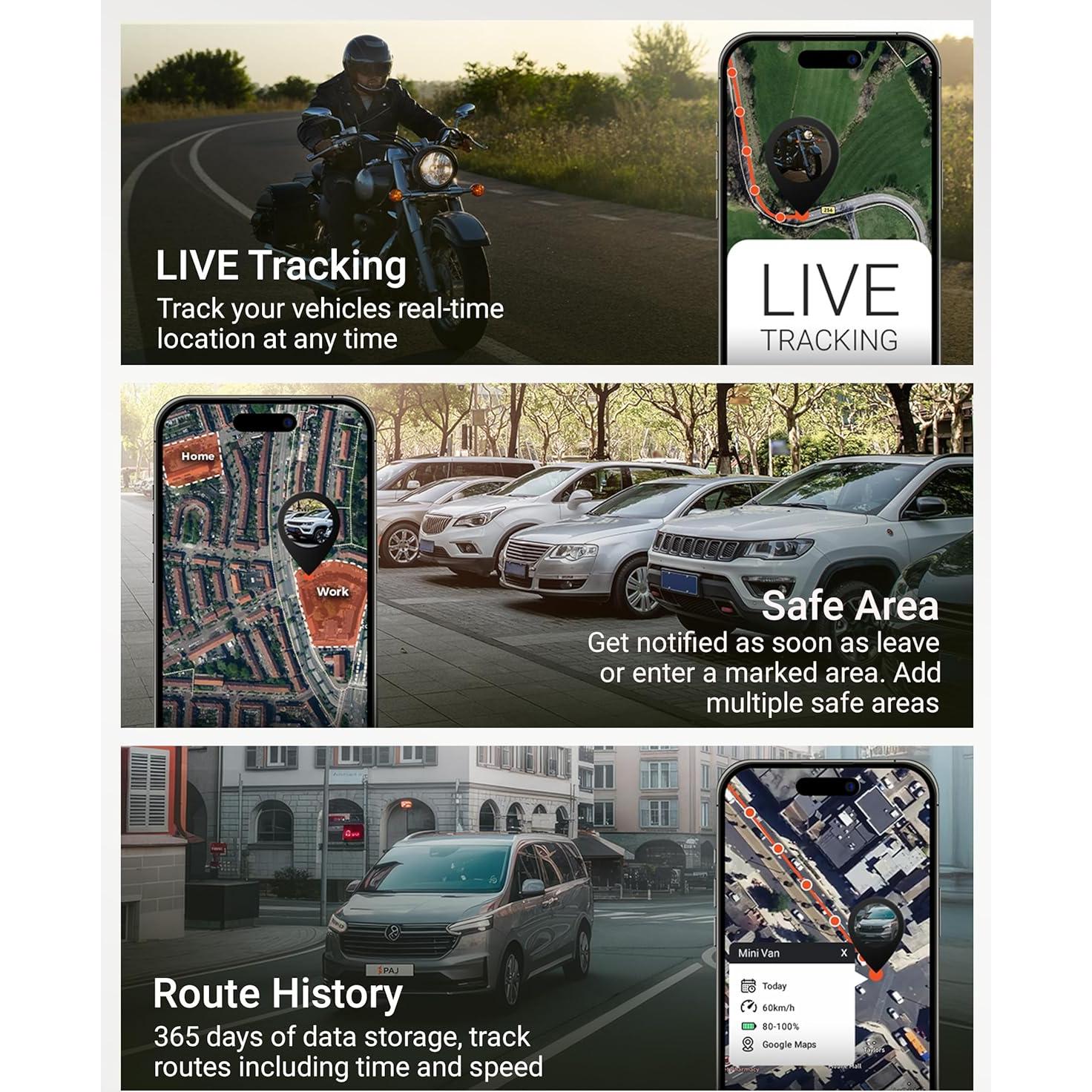 Localizador GPS PAJ Allround Finder 4G - SOS, Mensajes de Voz