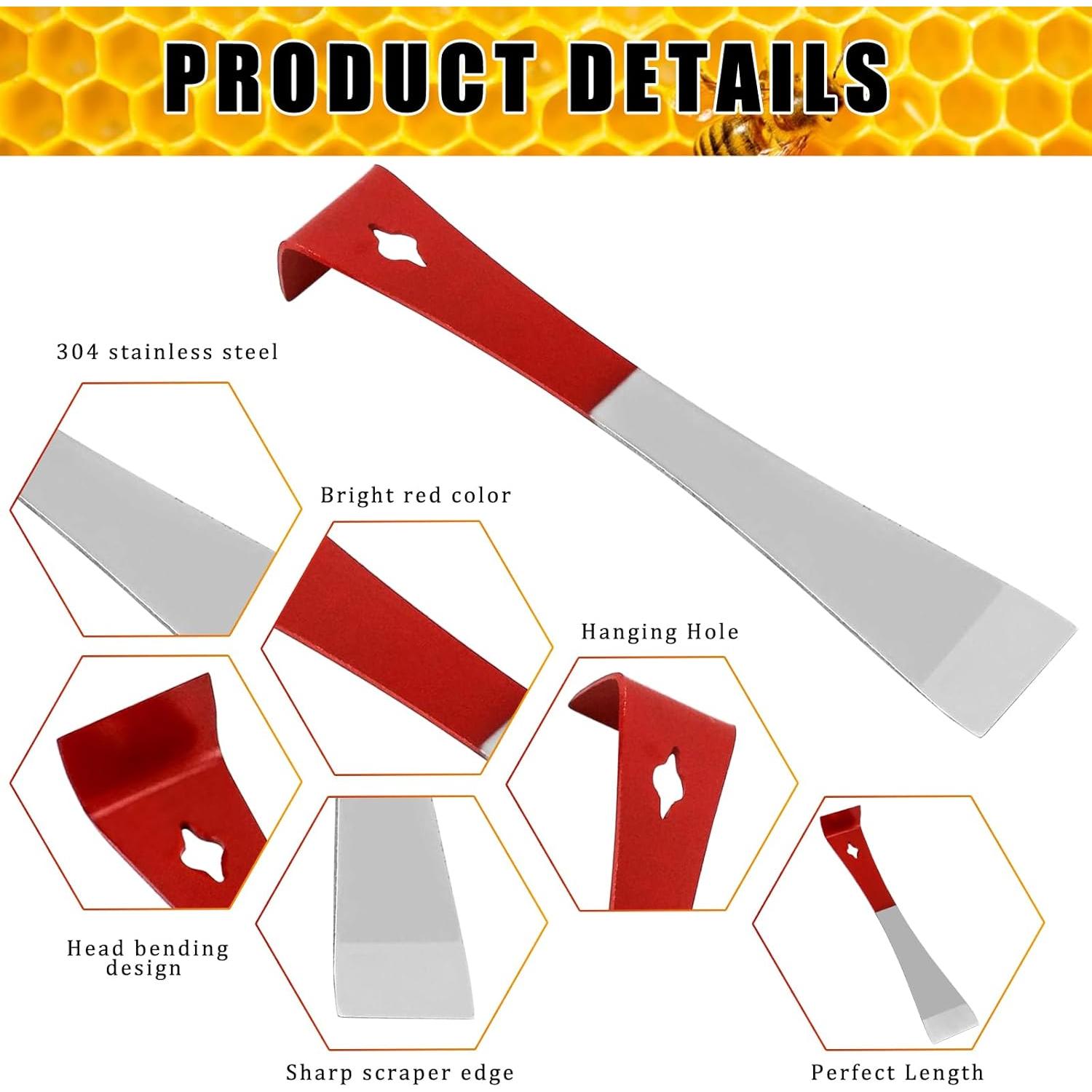 Juego de 2 herramientas FICARTS para apicultores - Acero inoxidable