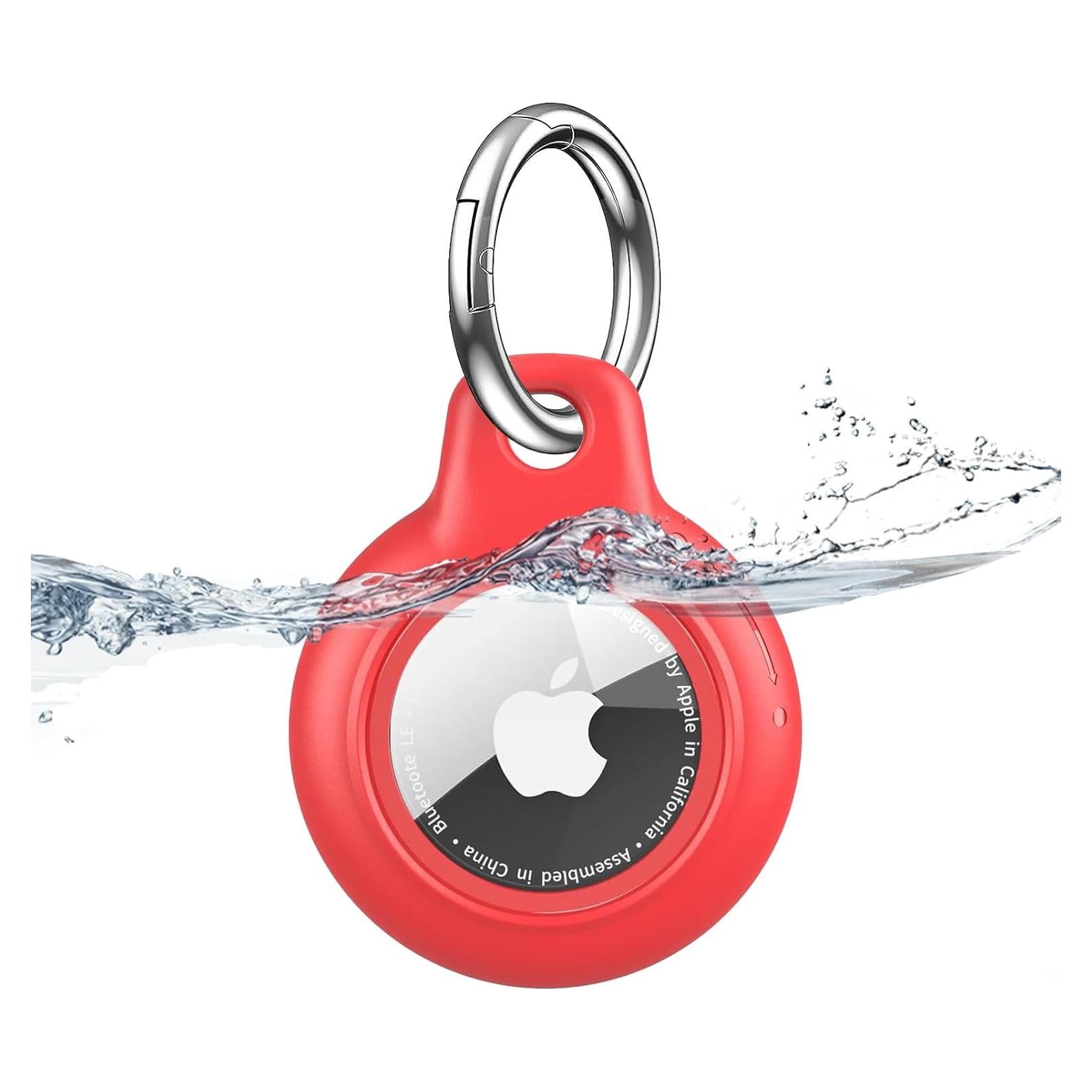 Funda Impermeable para AirTag MOLOSLEEVE Rojo IPX8