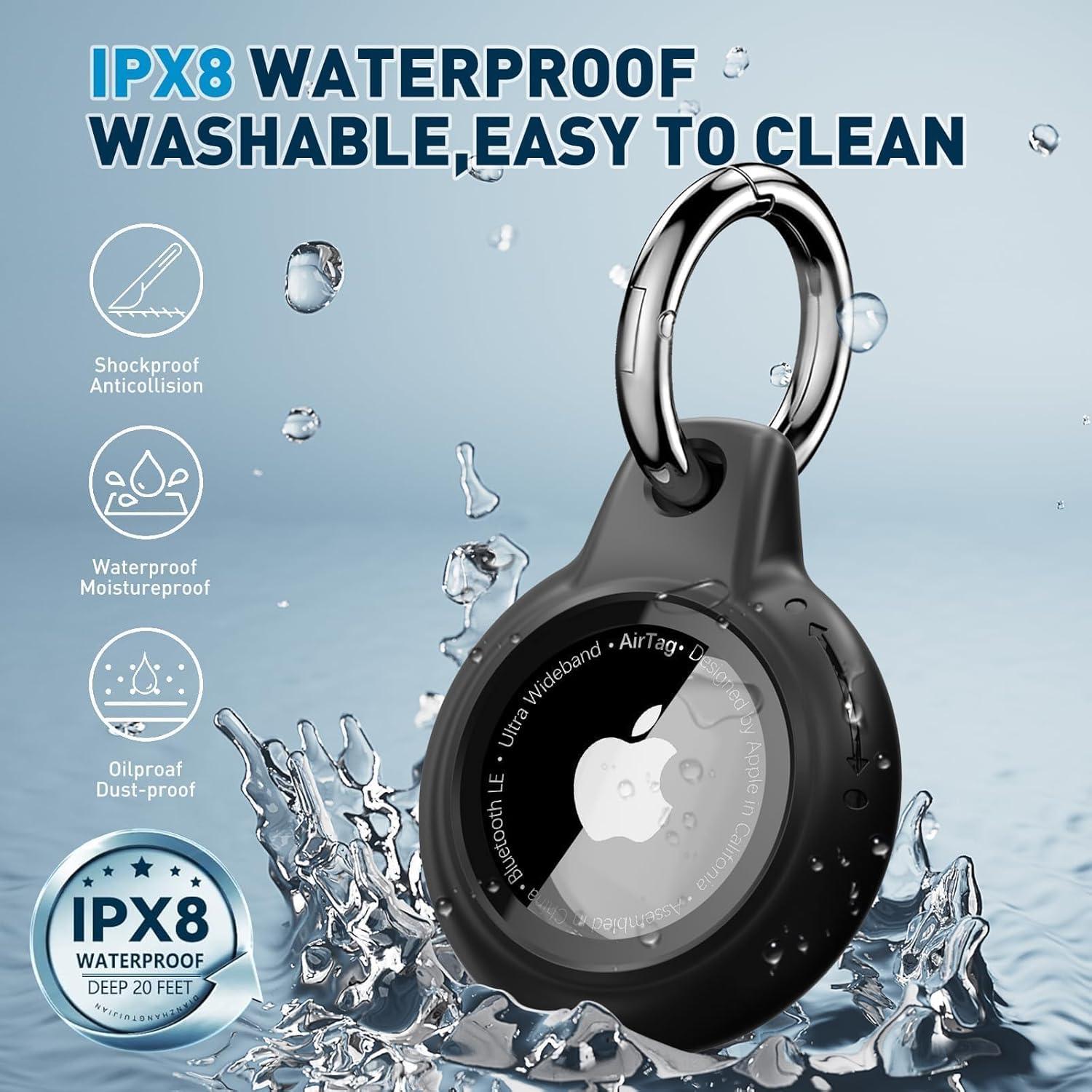 Funda Impermeable para AirTag MOLOSLEEVE Rojo IPX8