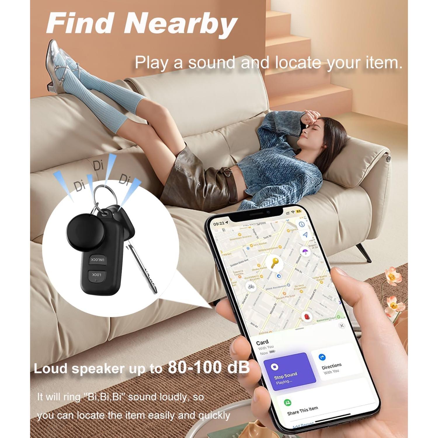 Etiquetas de Seguimiento Aéreo YAOSTE - Localizador de Llaves y Equipaje