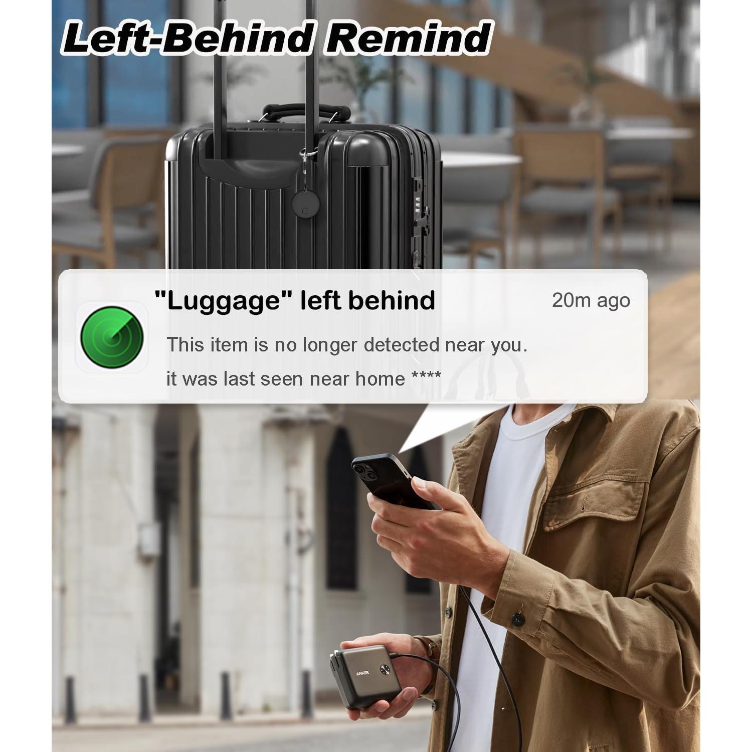 Etiquetas de Seguimiento Aéreo YAOSTE - Localizador de Llaves y Equipaje
