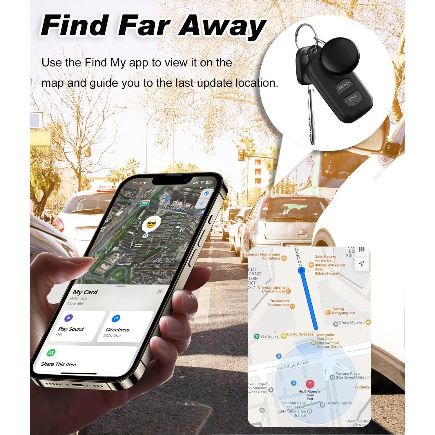 Etiquetas de Seguimiento Aéreo YAOSTE - Localizador de Llaves y Equipaje