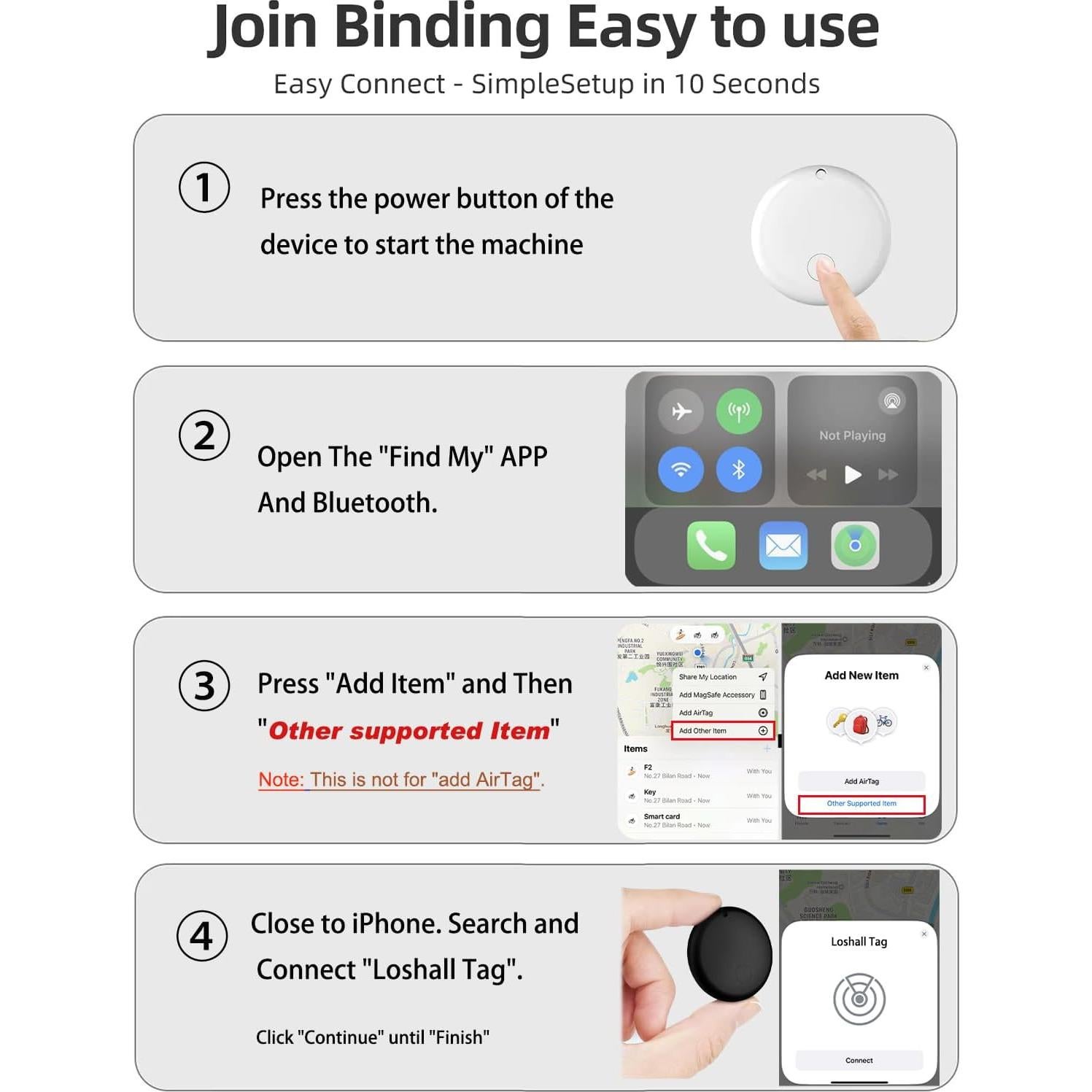 Etiquetas de Seguimiento Aéreo YAOSTE - Localizador de Llaves y Equipaje