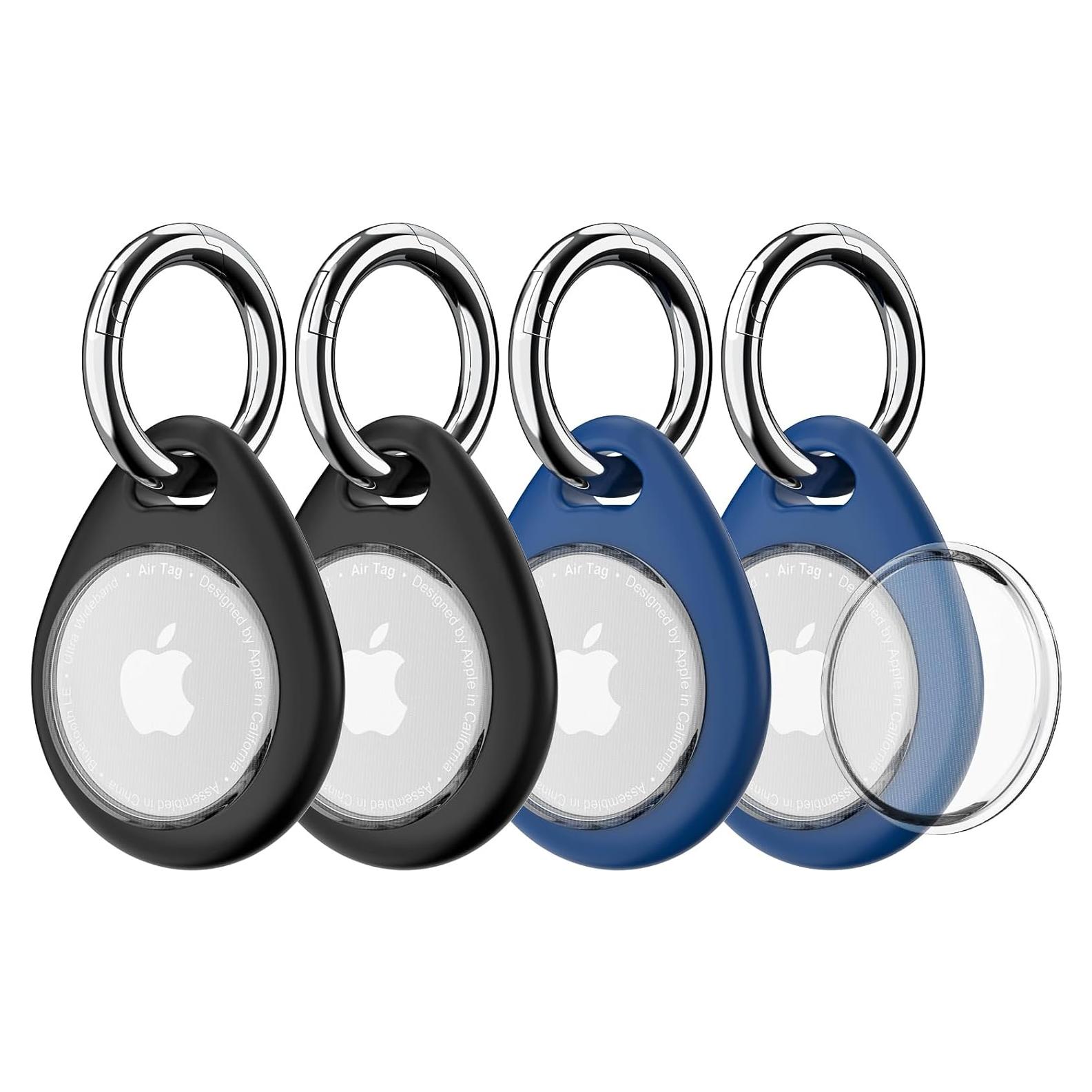 Soporte para AirTag Biuupa 4 Piezas Funda TPU Protección